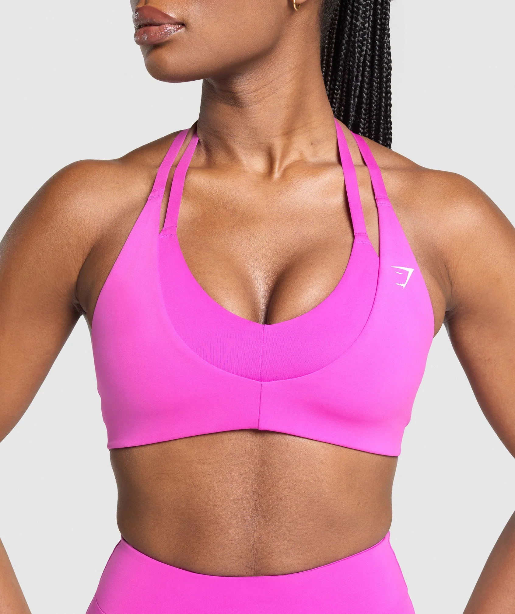 Gymshark Reps T Back Sports bRa - Vibrant Pink - Image 5