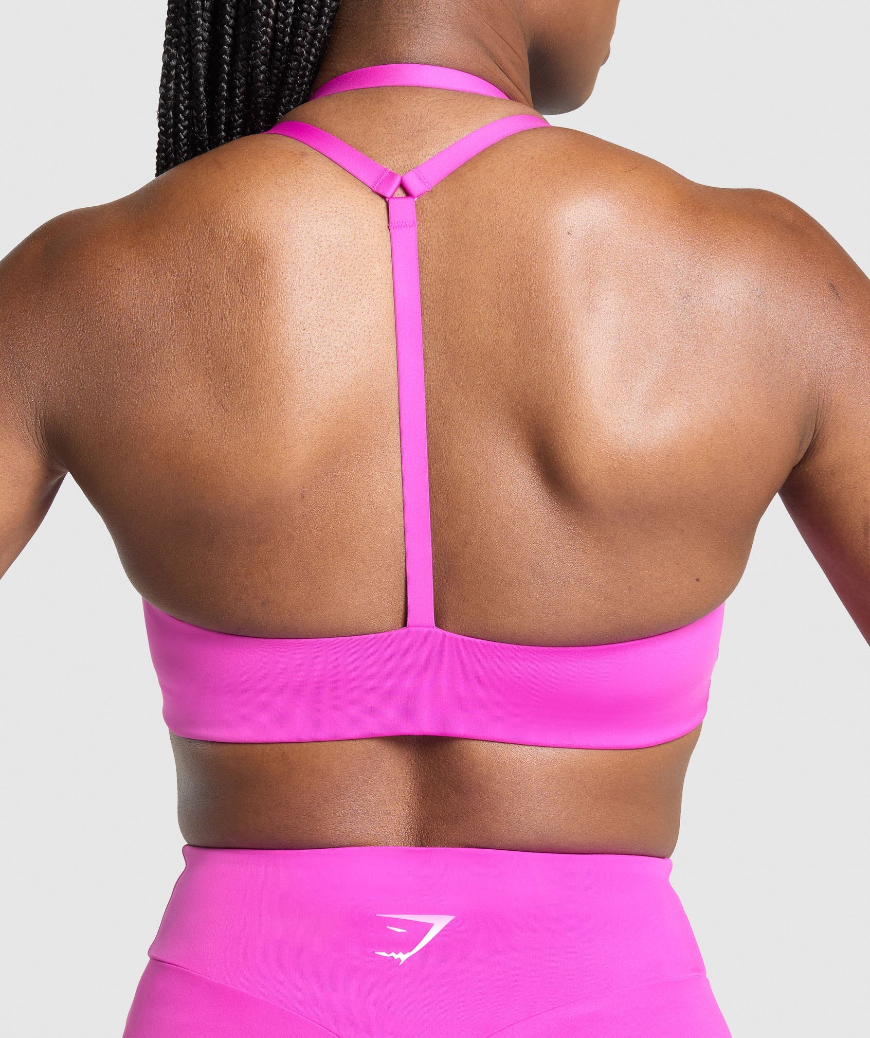 Gymshark Reps T Back Sports bRa - Vibrant Pink - Image 6
