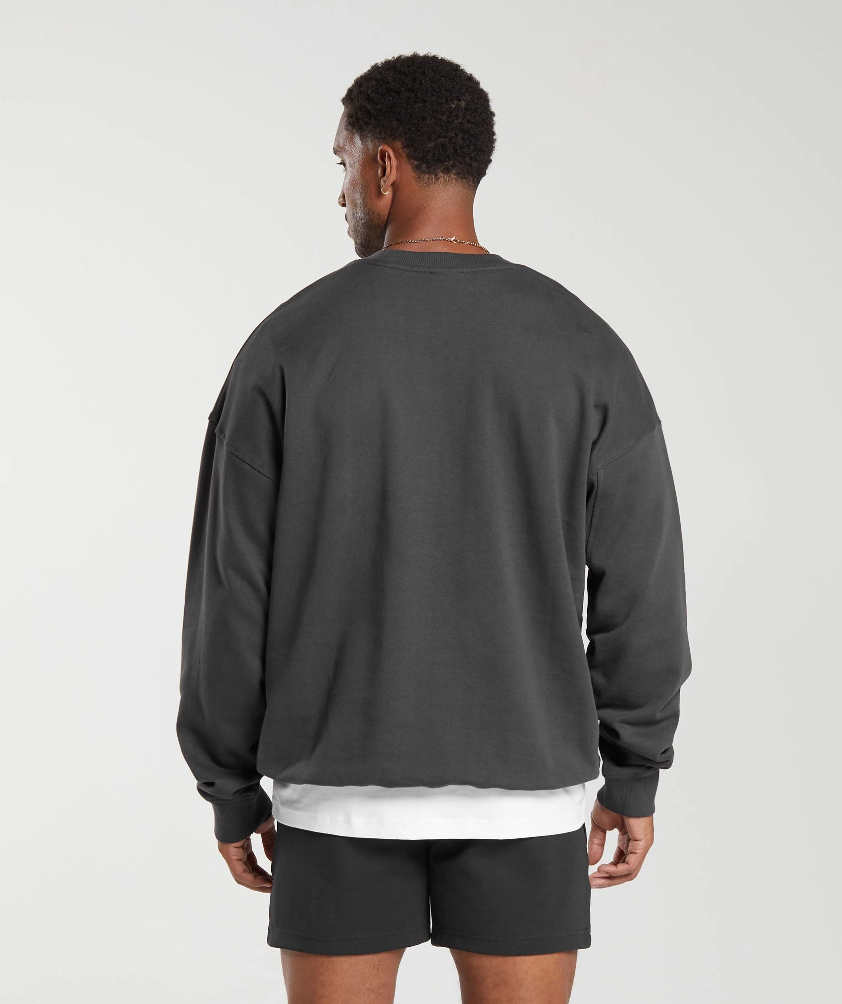 Gymshark Rest Day Essential Crew - Onyx Grey - Image 2