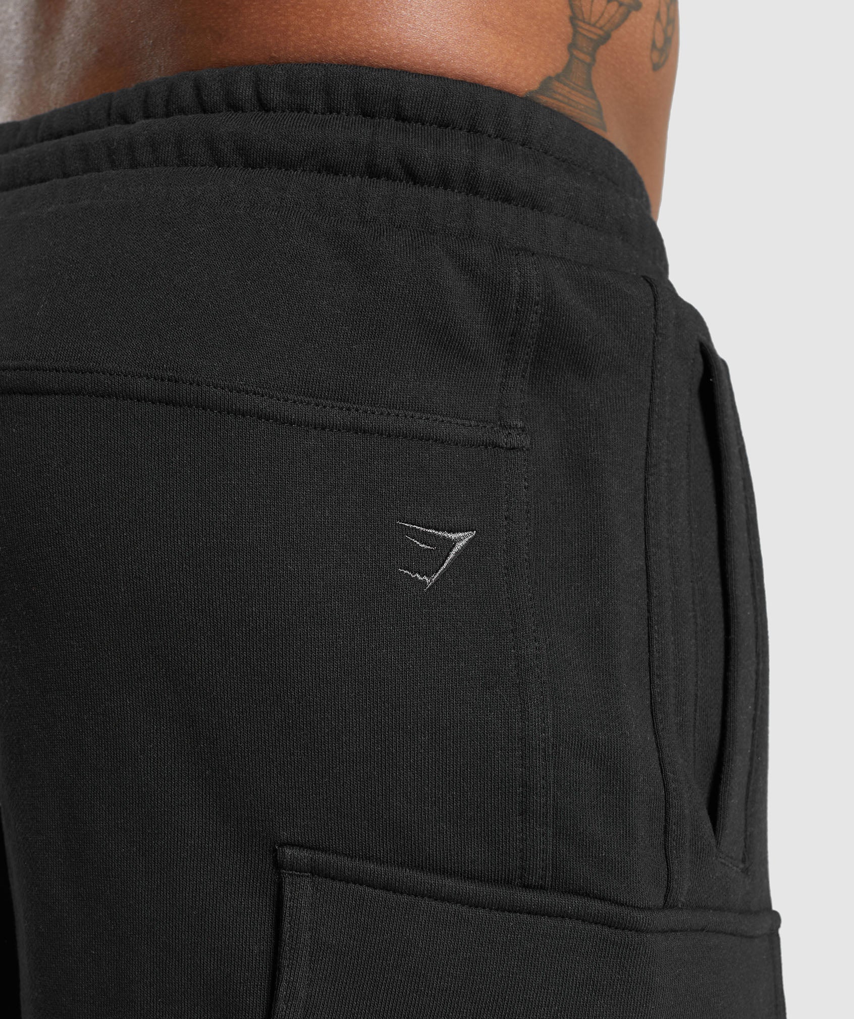 Gymshark Rest Day Essentials Cargo 7" Shorts - Black - Image 7