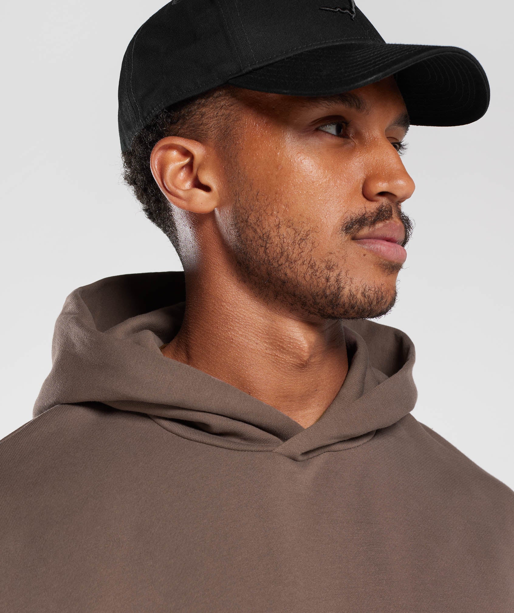 Gymshark Rest Day Essentials Hoodie - Truffle Brown - Image 5