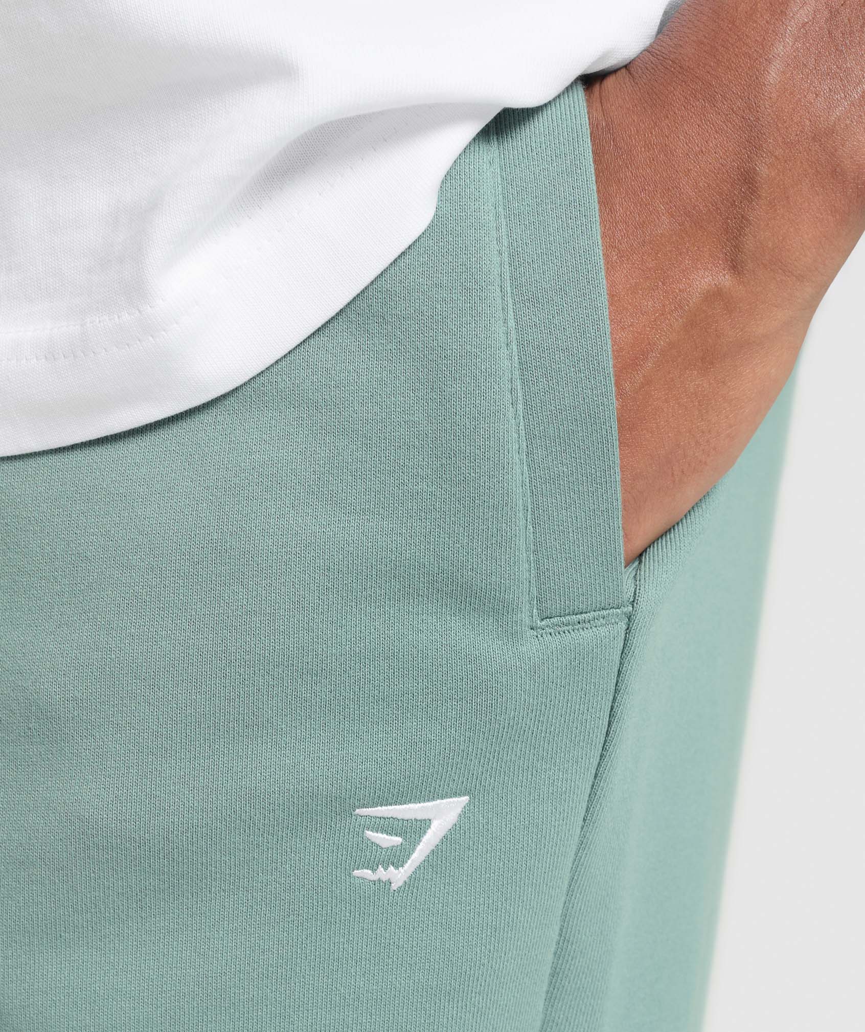 Gymshark Rest Day Essentials Straight Leg Joggers - Celeste Blue - Image 4