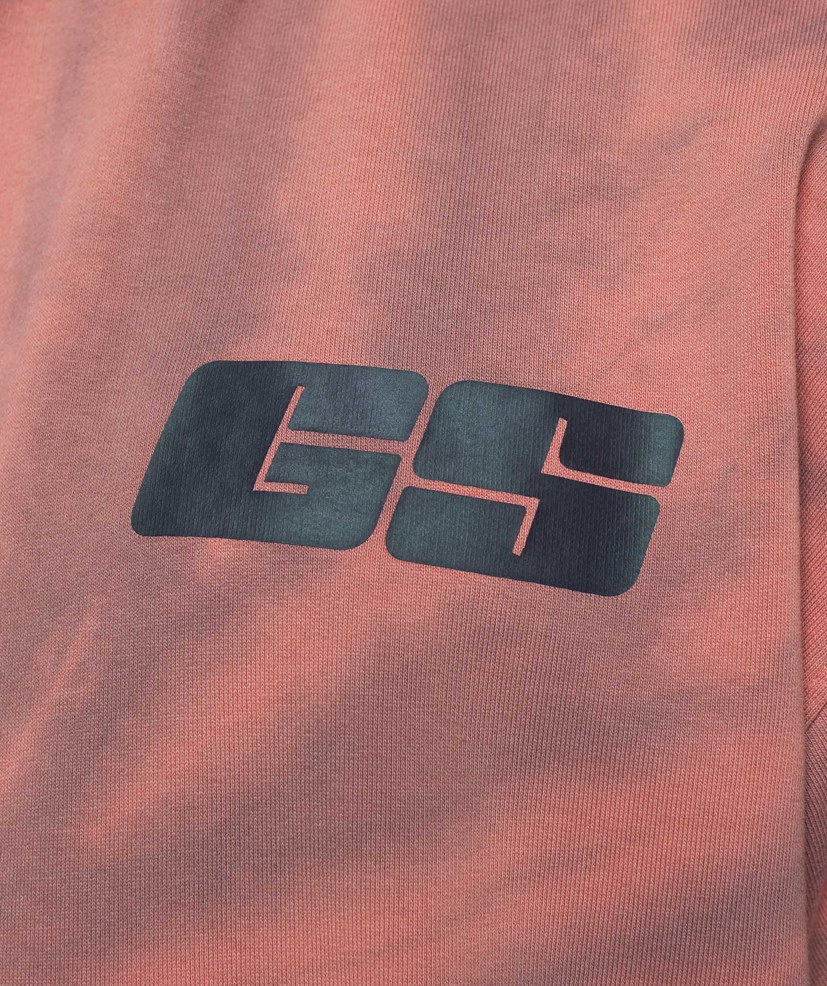 Gymshark Rest Day Hoodie - Terracotta Pink/Dusty Maroon/Spiral Optic Wash - Image 5