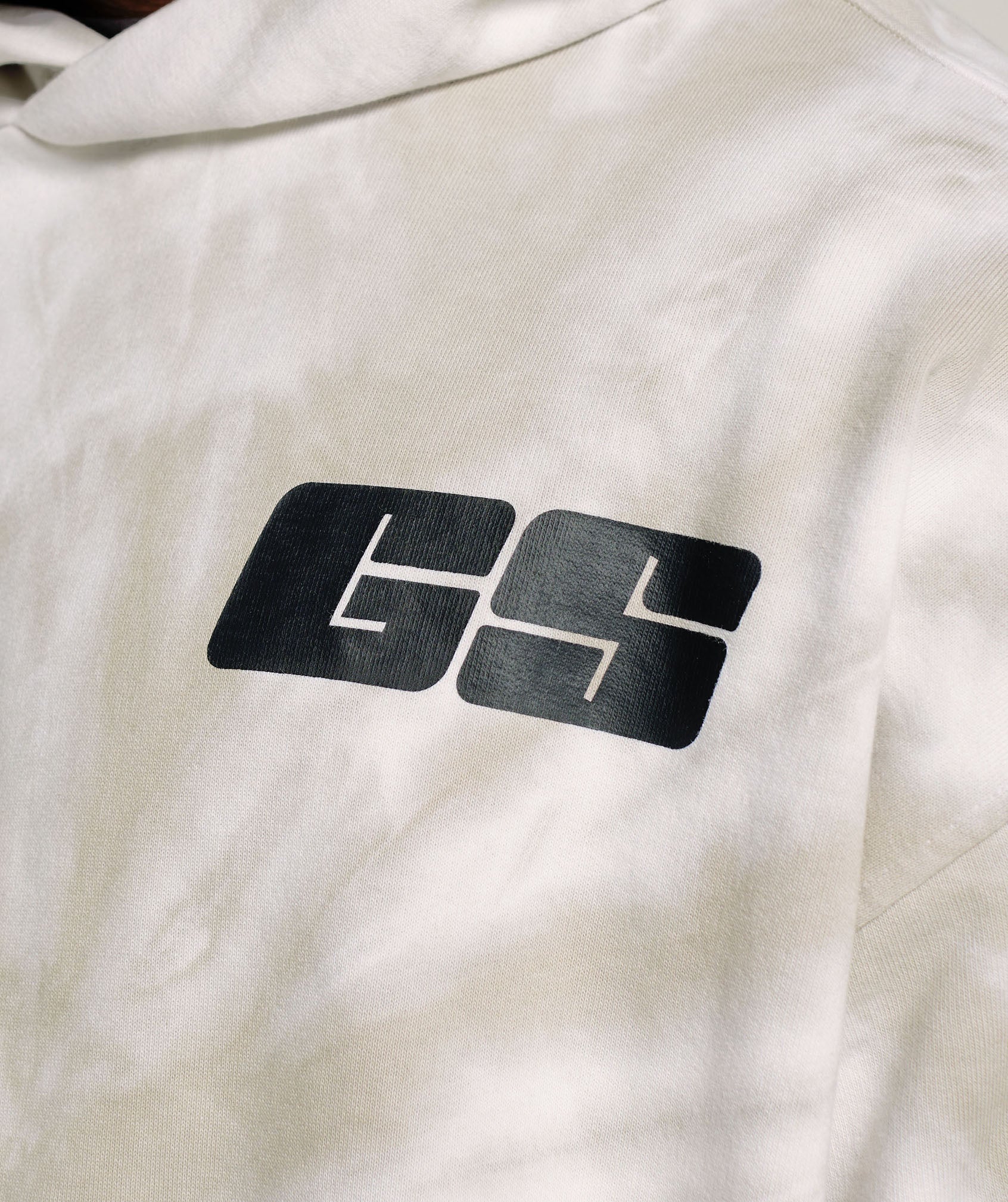 Gymshark Rest Day Hoodie - White/Mushroom Brown/Spiral Optic Wash - Image 5