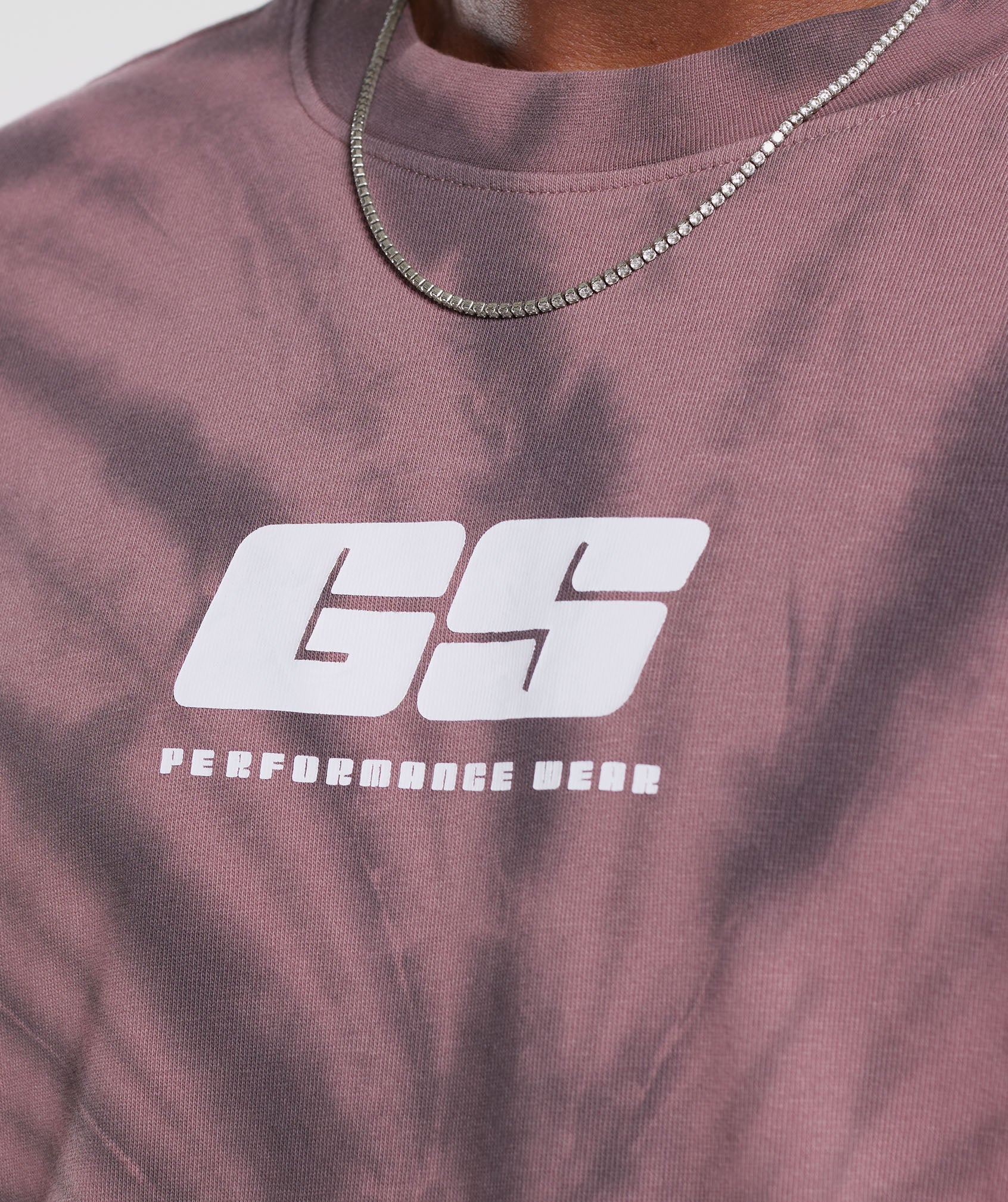 Gymshark Rest Day Long Sleeve T-Shirt - Dusty Maroon/Silhouette Grey/Spiral Optic Wash - Image 5
