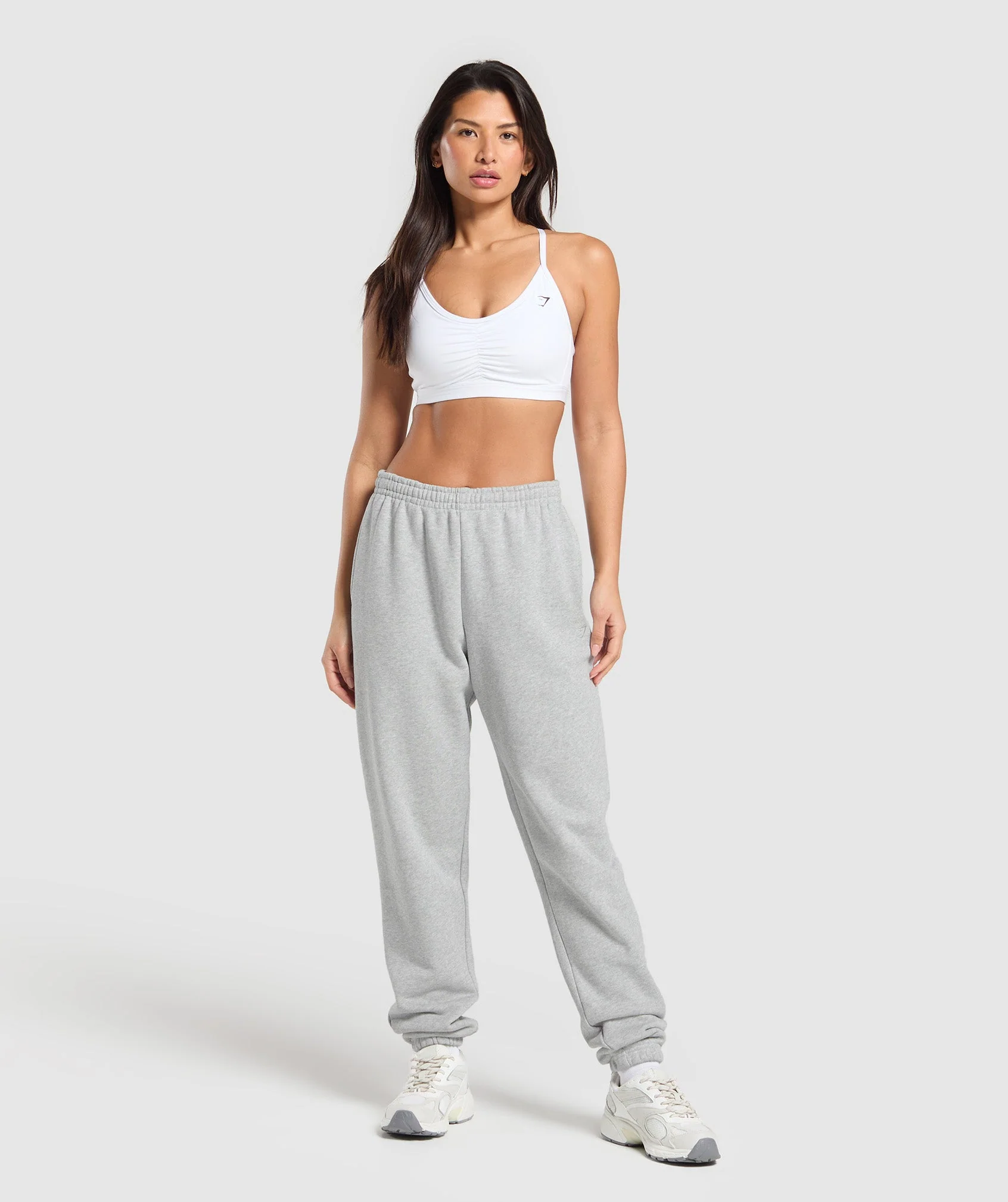 Gymshark Rest Day Sweats 2.0 Joggers - Light Grey Core Marl - Image 6