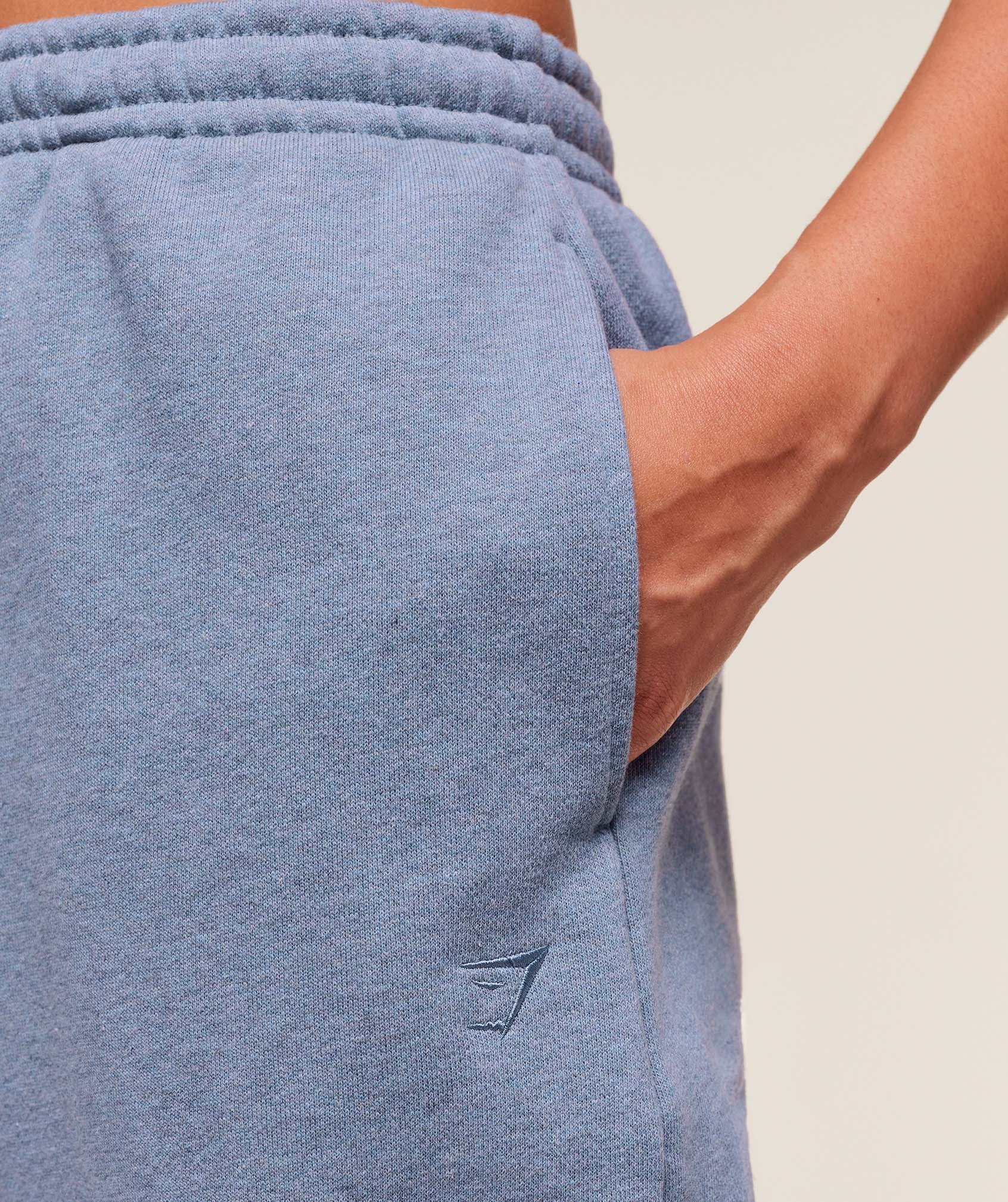 Gymshark Rest Day Sweats 2.0 Joggers - Worn Blue Marl - Image 5