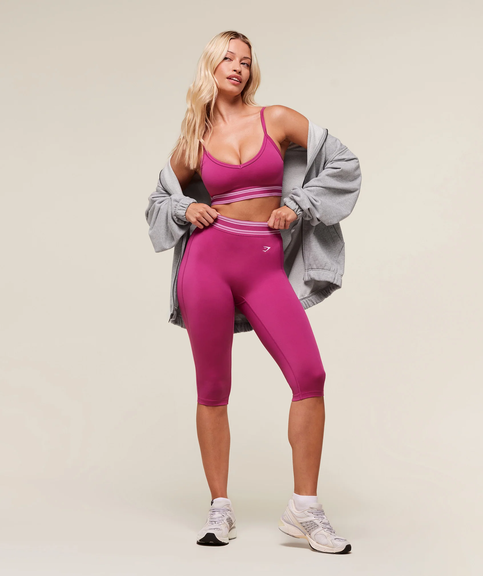 Gymshark Retro Capri Leggings - Winning Pink - Image 4