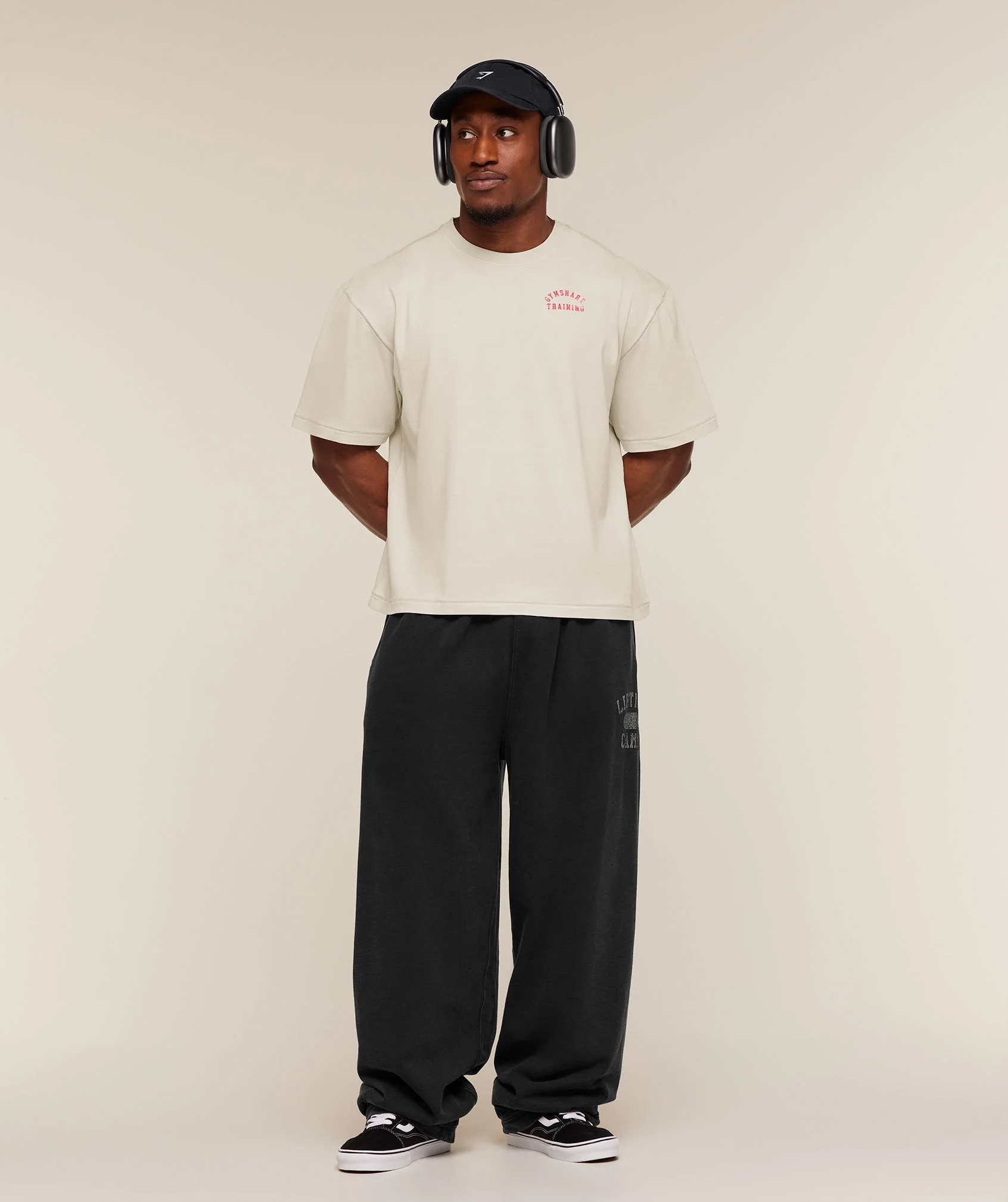 Gymshark Retro Collegiate T-Shirt - Tinted White - Image 5