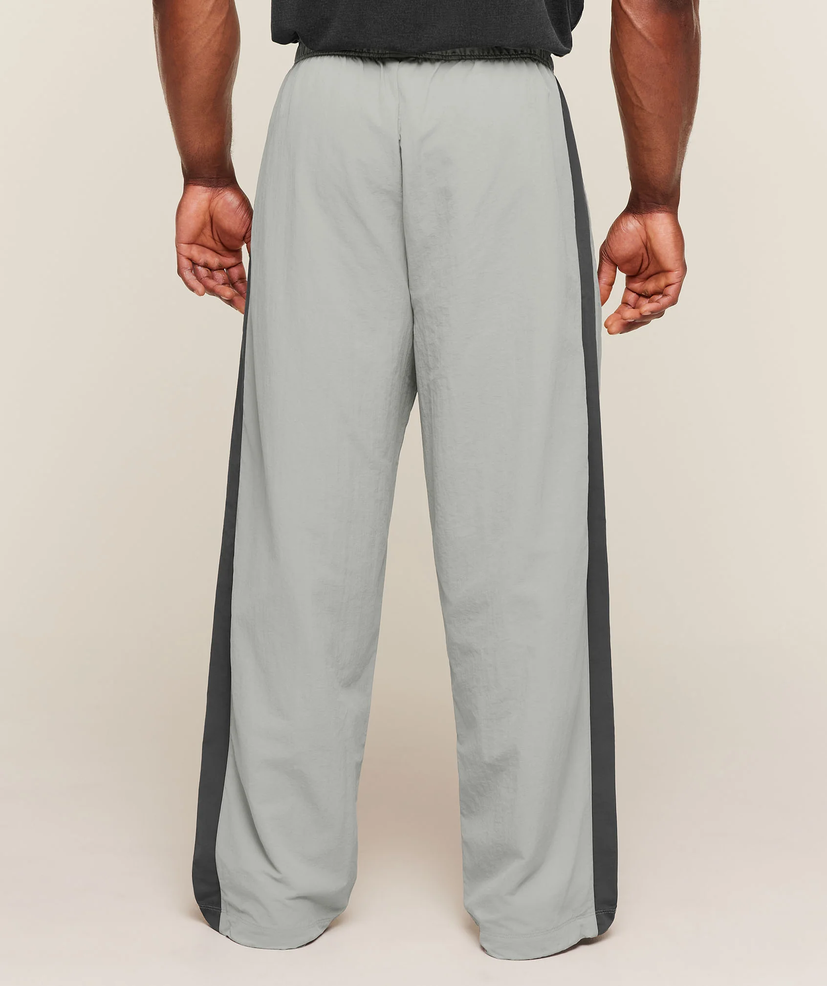Gymshark Retro Collegiate Track Pants - Smokey Grey/Onyx Grey - Image 2