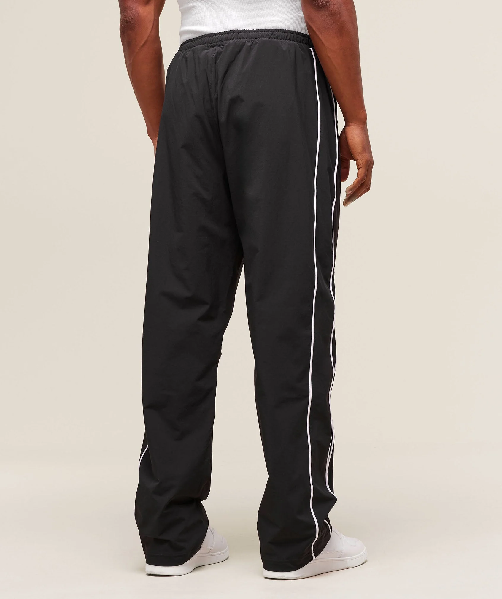 Gymshark Retro Crinkle Track Pants - Black - Image 2