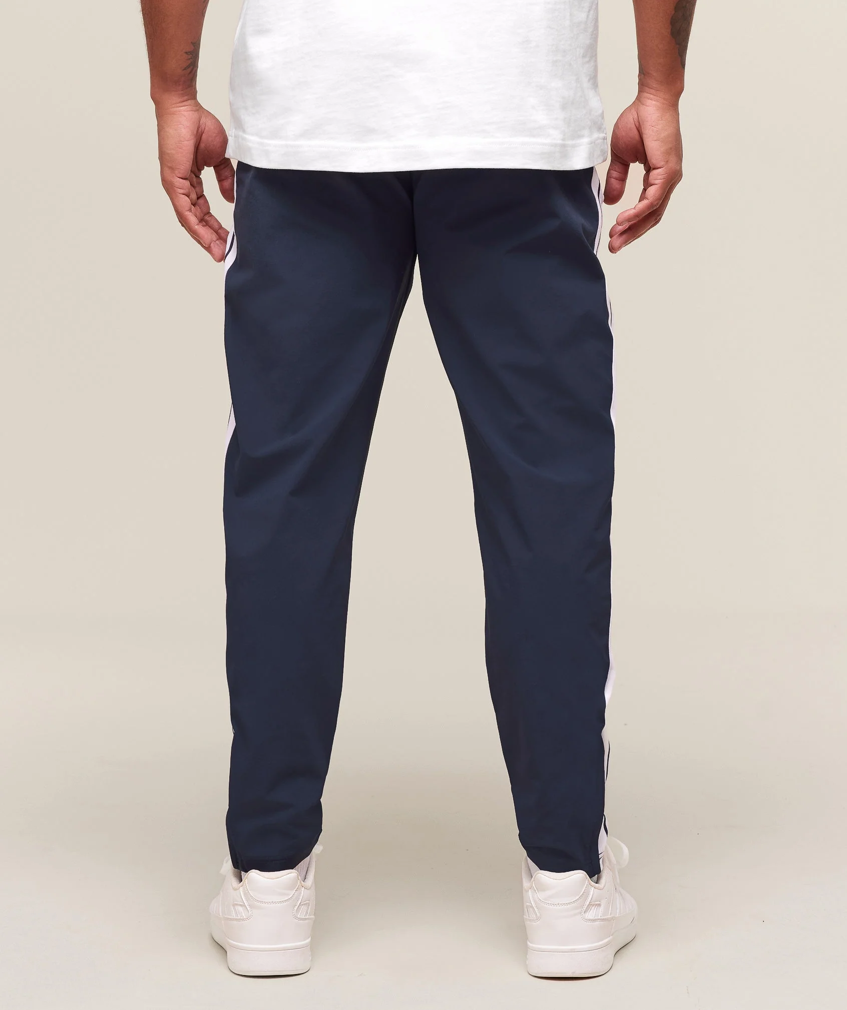 Gymshark Retro Side Stripe Joggers - Heavy Blue - Image 2