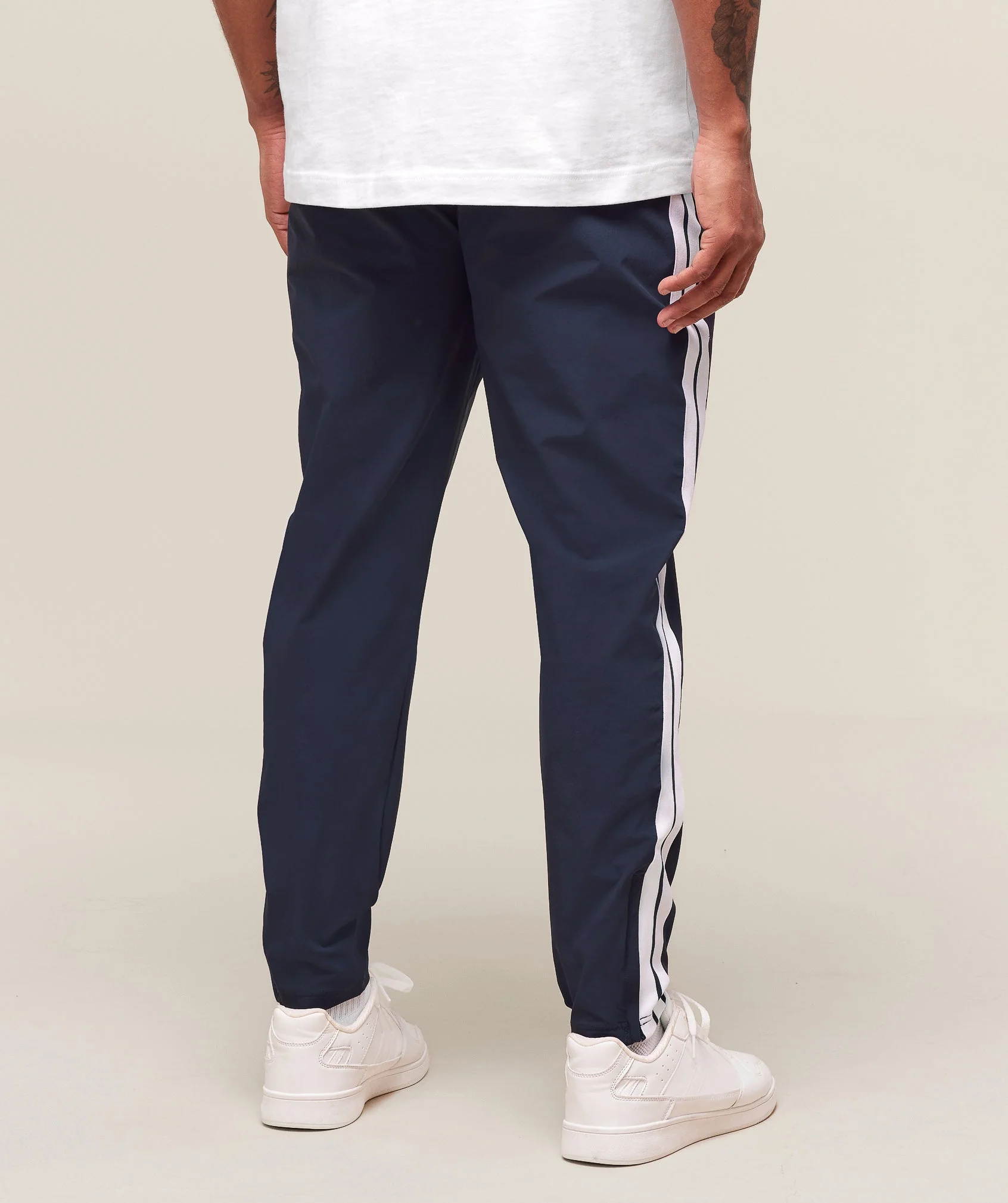 Gymshark Retro Side Stripe Joggers - Heavy Blue - Image 3