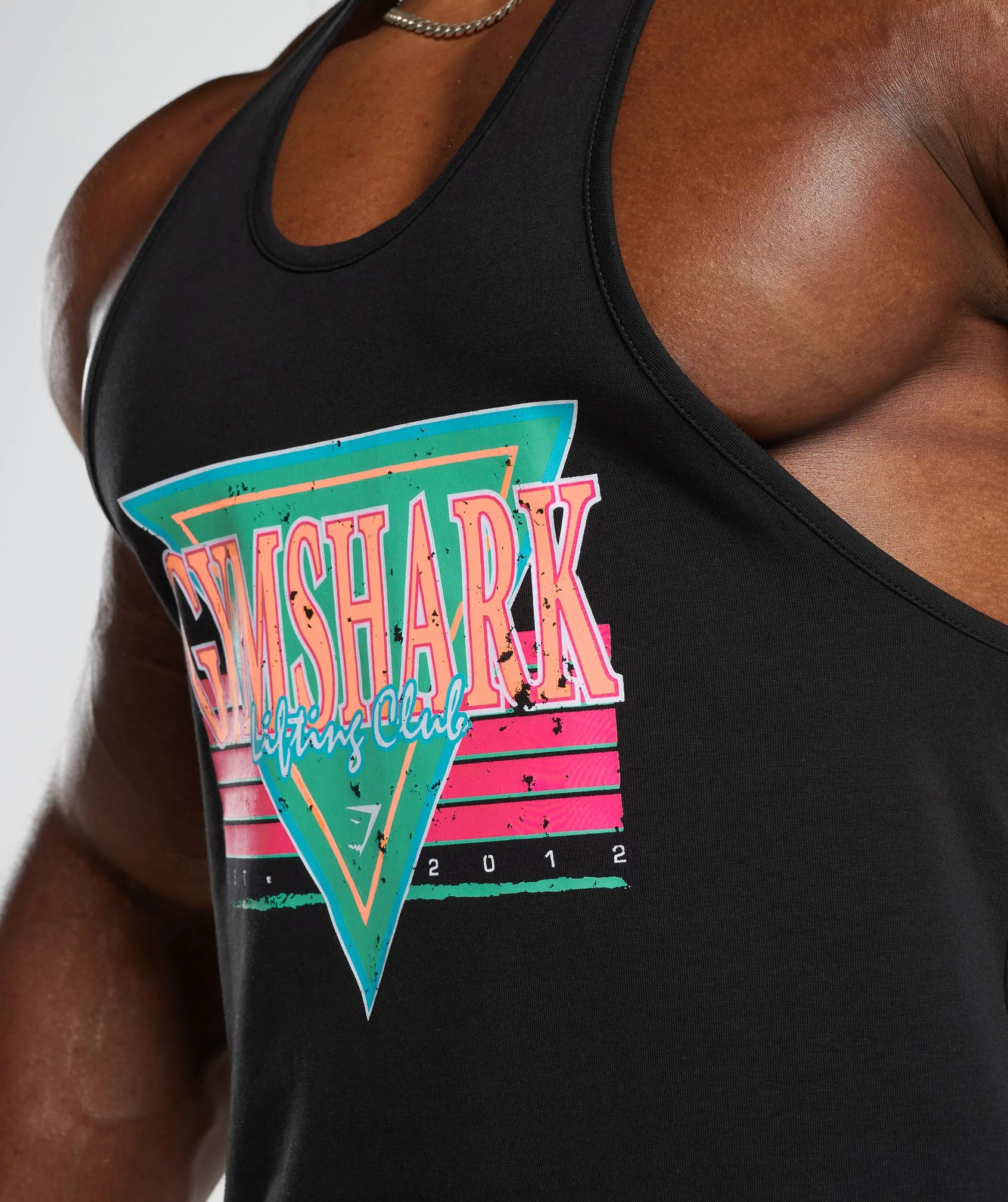 Gymshark Retrowave Stringer - Black - Image 3