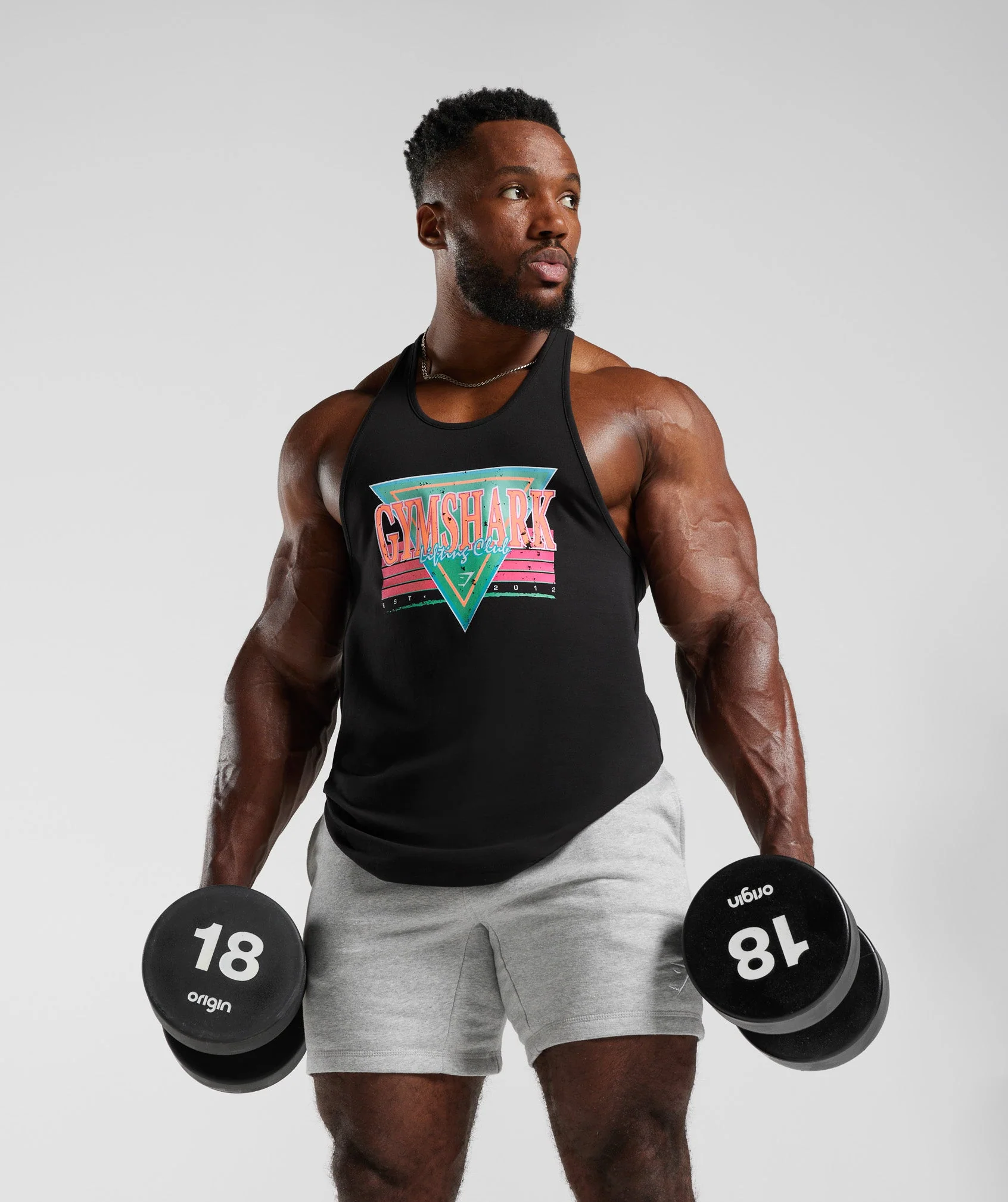 Gymshark Retrowave Stringer - Black - Image 4