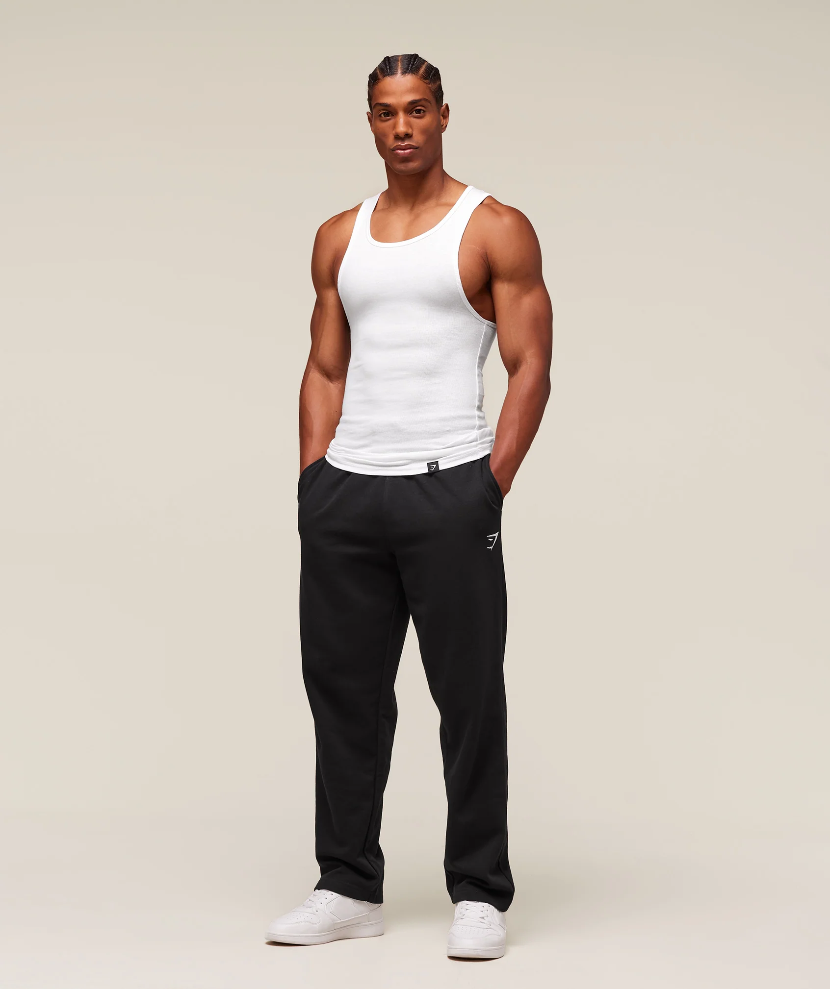 Gymshark Ribbed Tank 1PK - White - Image 5