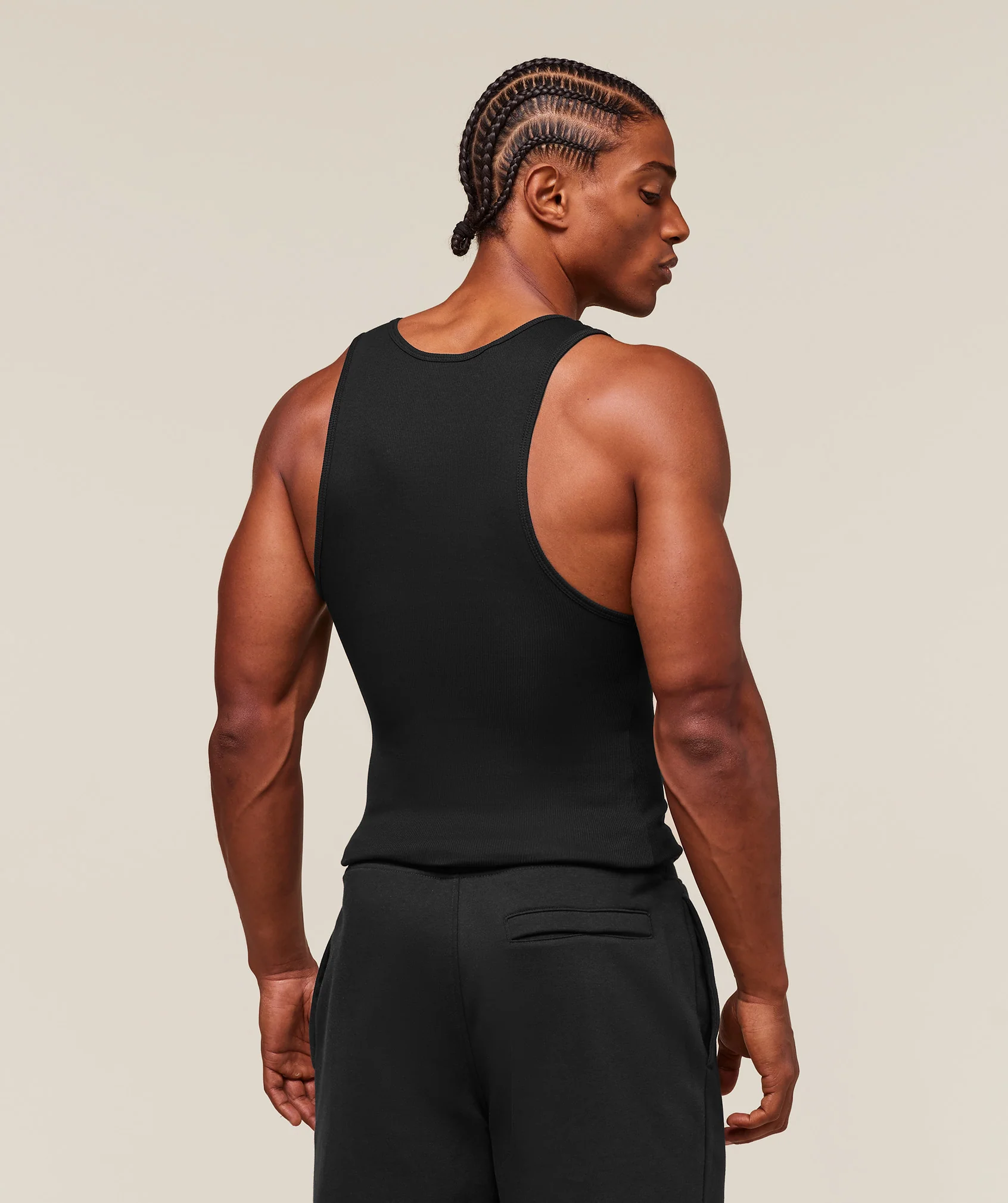 Gymshark Ribbed Tank 3 Pack - Black - Image 2