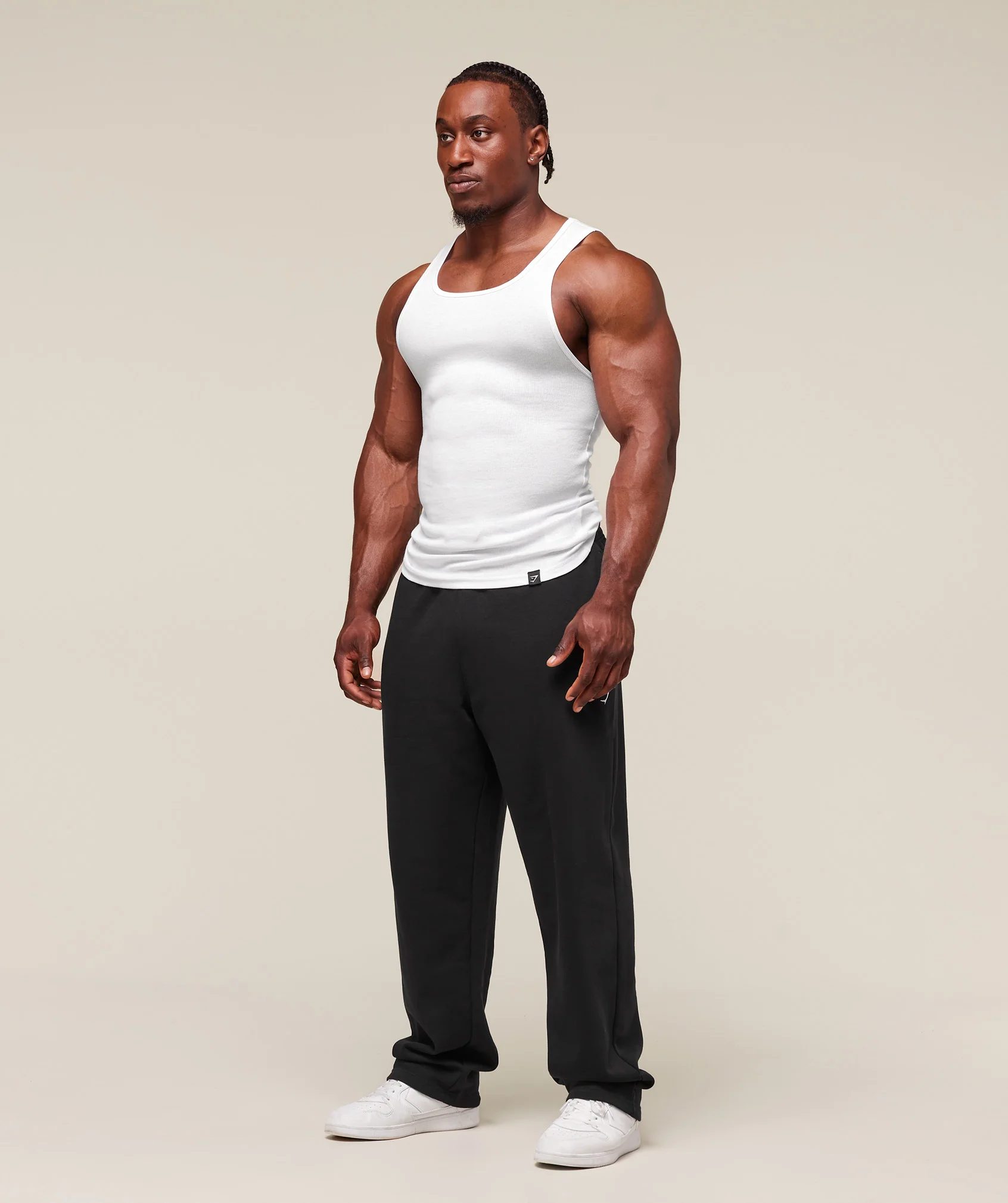 Gymshark Ribbed Tank 3 Pack - White - Image 4