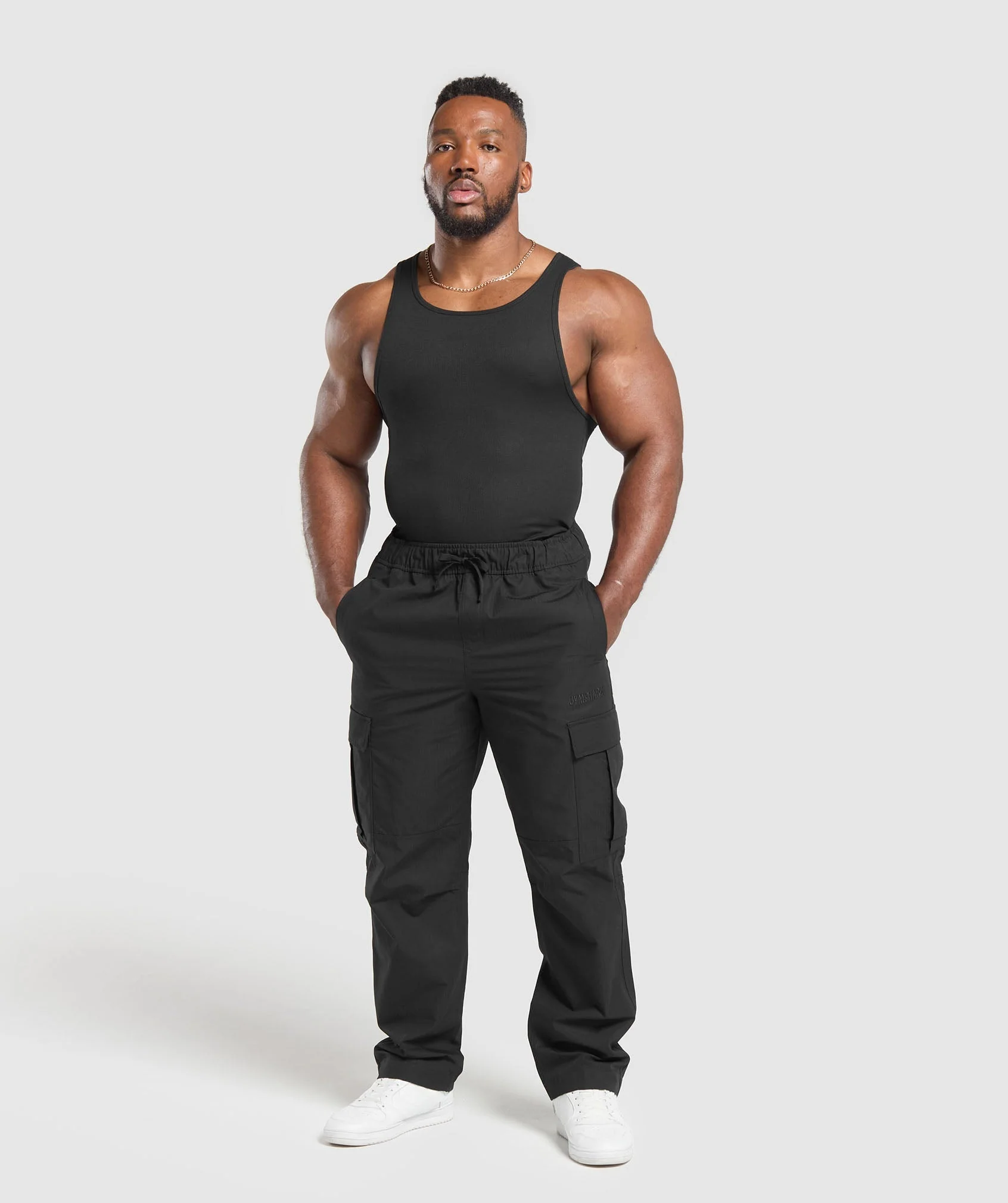 Gymshark Ripstop Cargo Pants - Black - Image 4