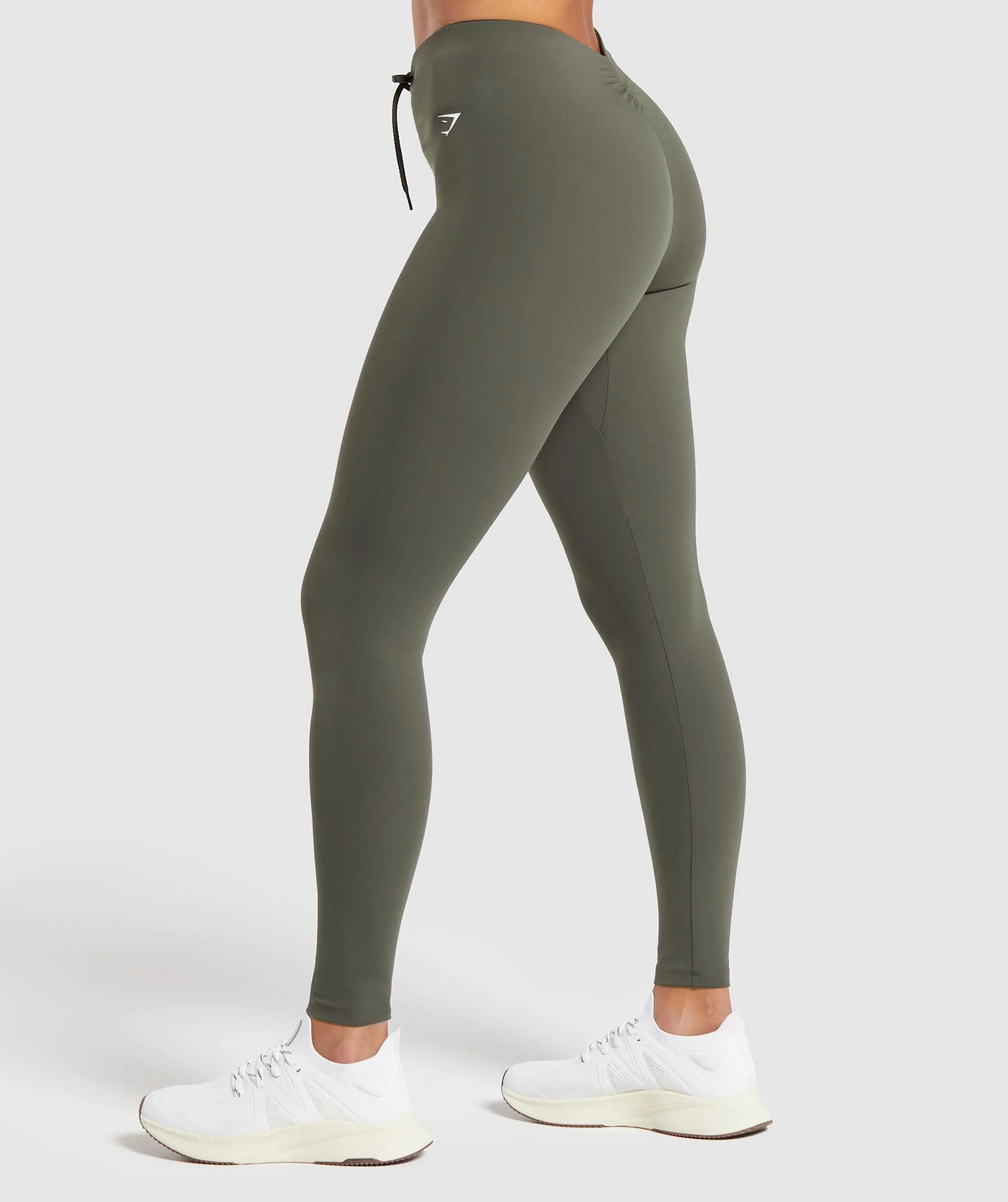 Gymshark Ruche Leggings - Strength Green - Image 3