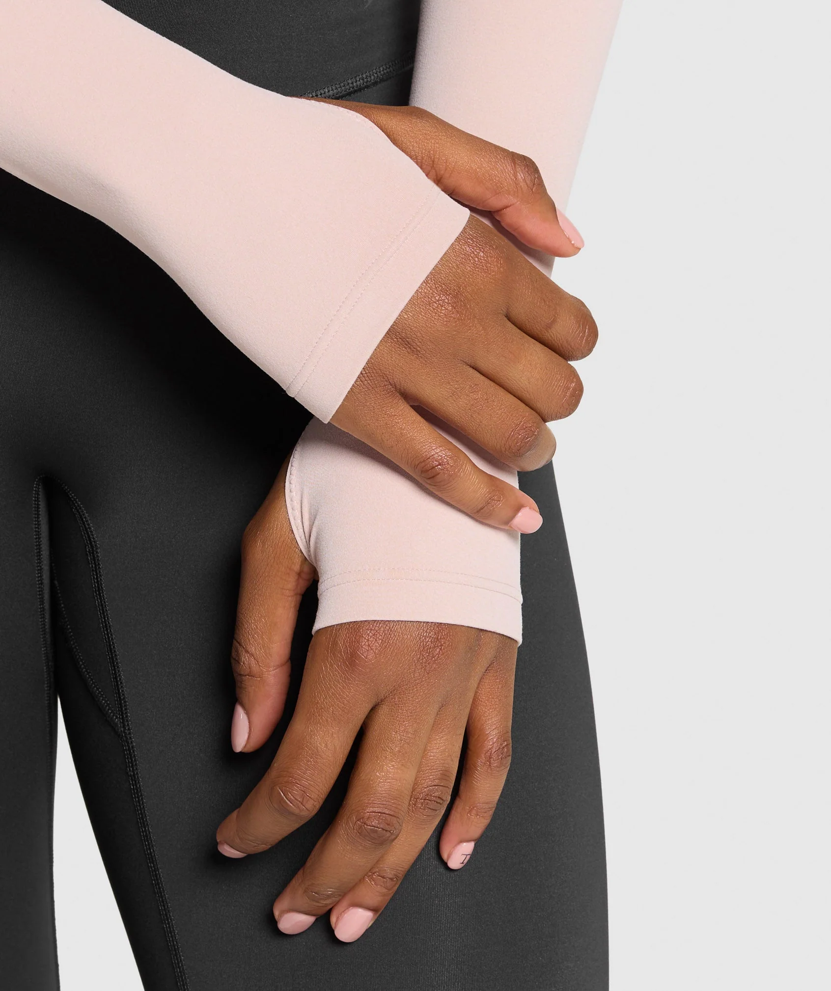 Gymshark Ruched Long Sleeve Top - Muted Pink - Image 6