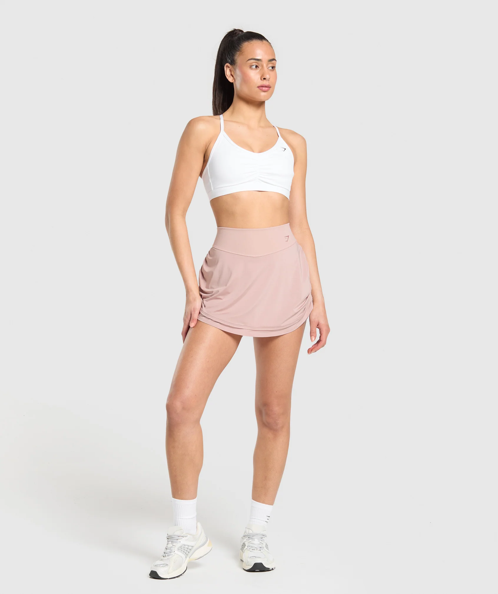 Gymshark Ruched Skort - Muted Pink - Image 4