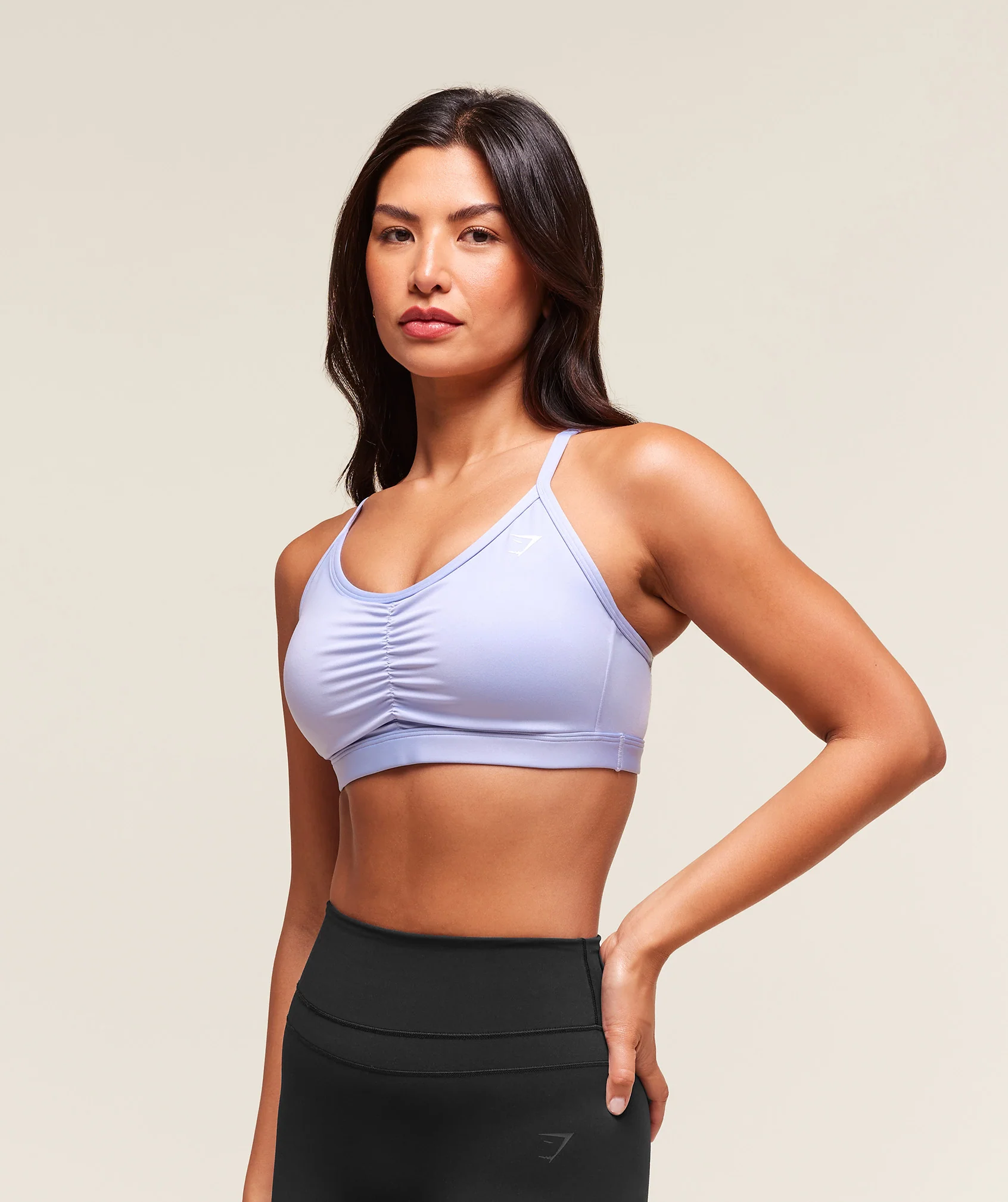 Gymshark Ruched Sports Bra - Peri Blue - Image 3