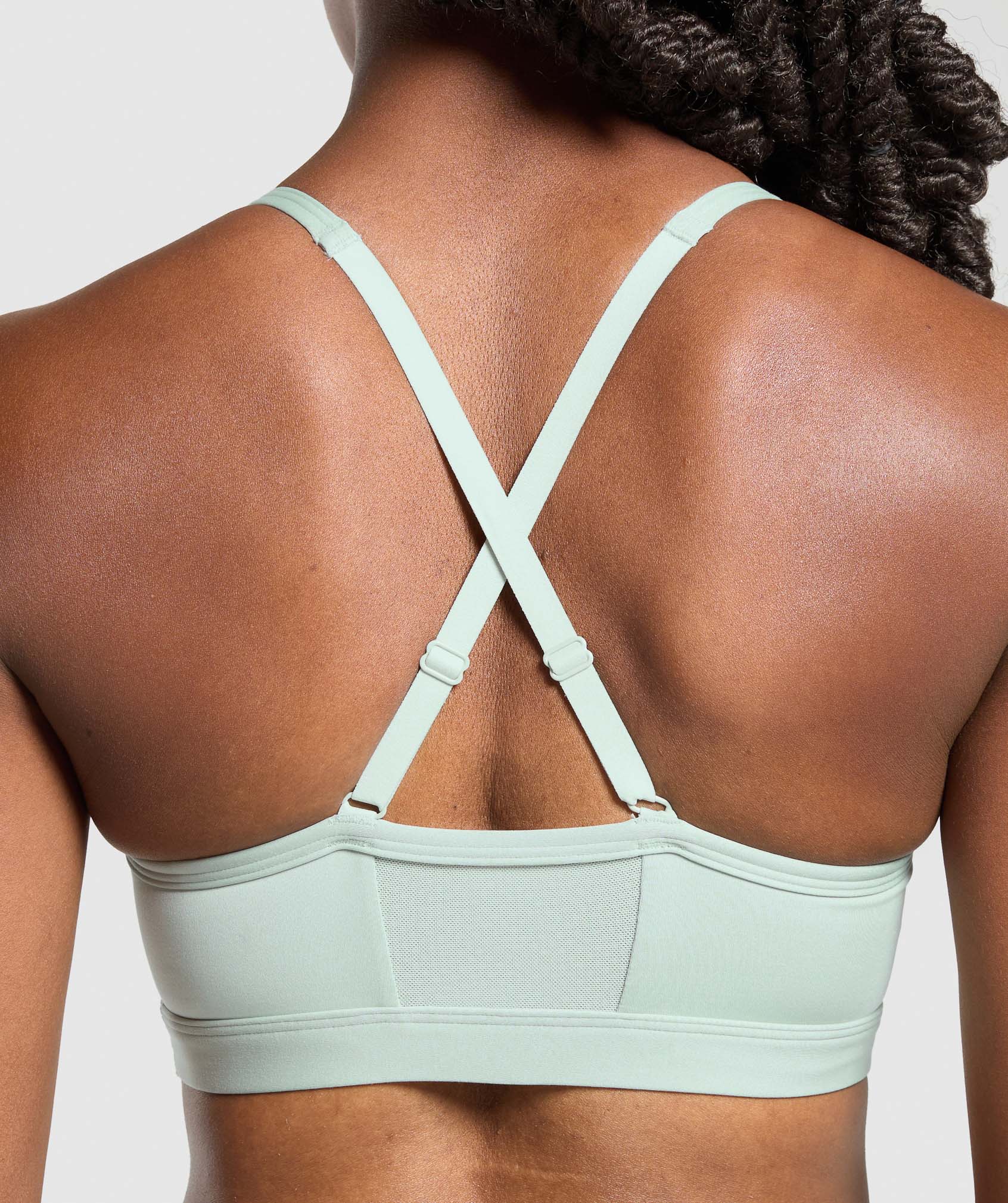 Gymshark Ruched Sports Bra - Morning Blue - Image 5