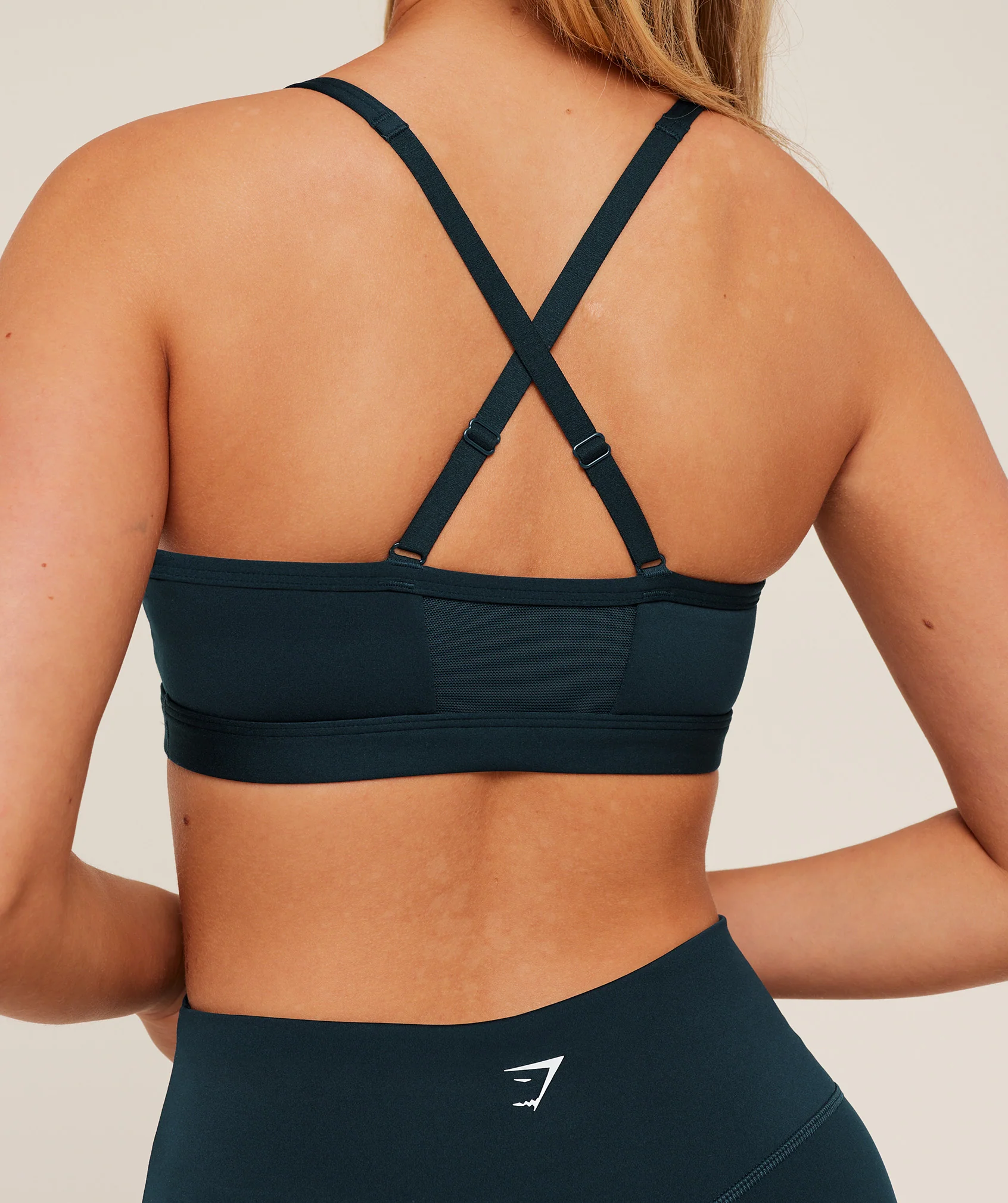 Gymshark Ruched Sports Bra - Deep Petrol Blue - Image 4