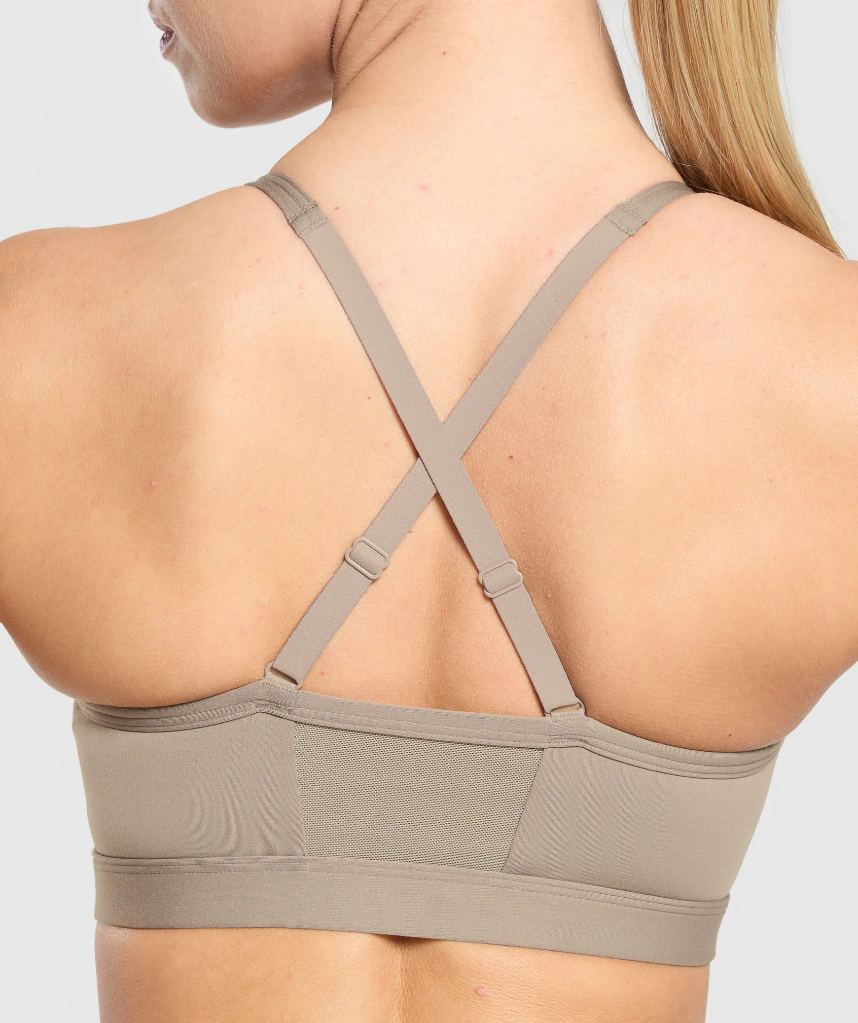Gymshark Ruched Sports Bra - Lifestyle Brown - Image 5