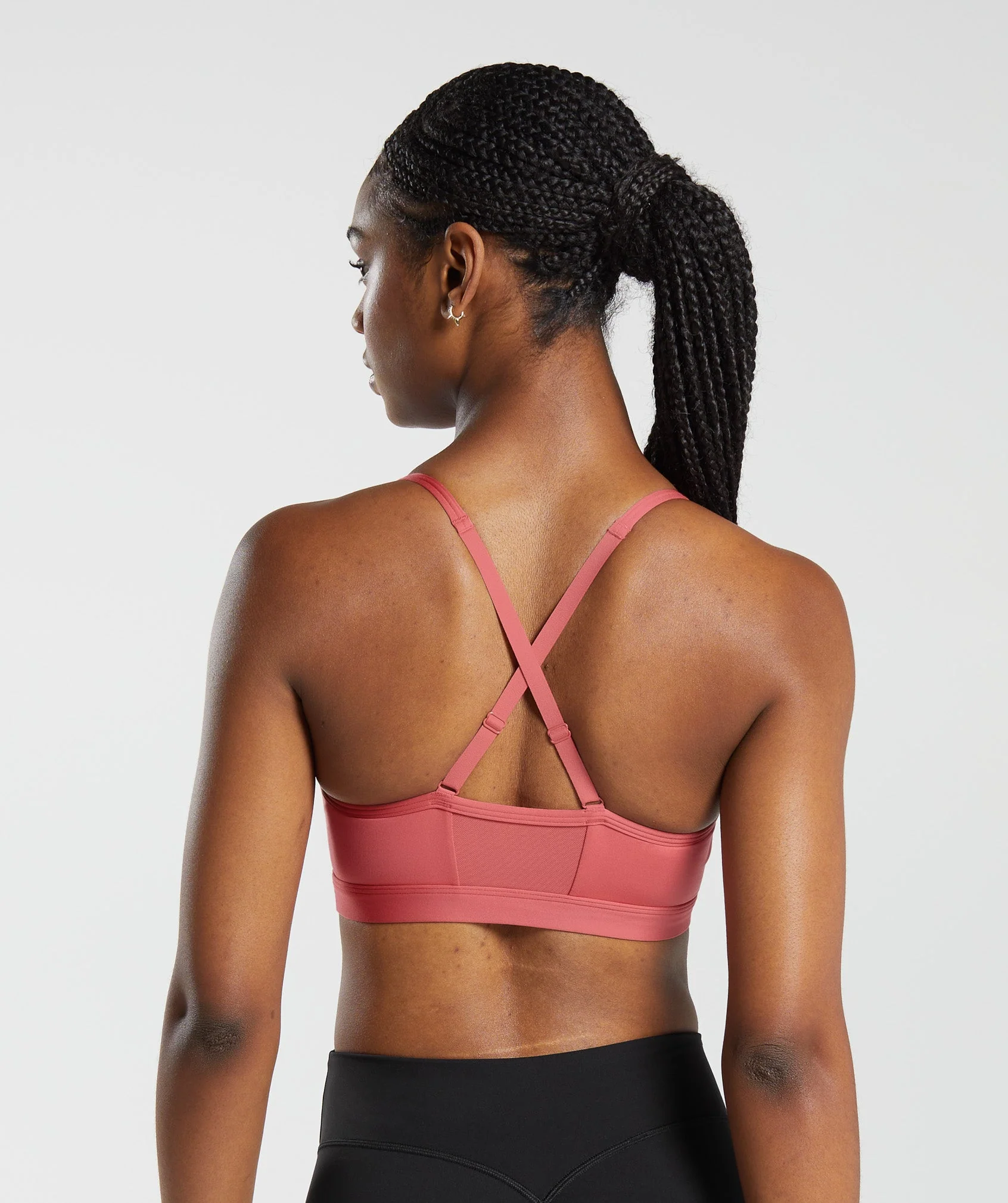 Gymshark Ruched Sports Bra - Sunbaked Pink - Image 2