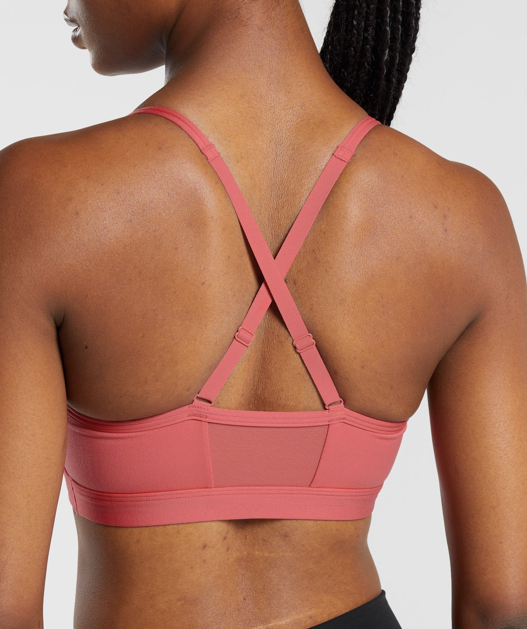 Gymshark Ruched Sports Bra - Sunbaked Pink - Image 6