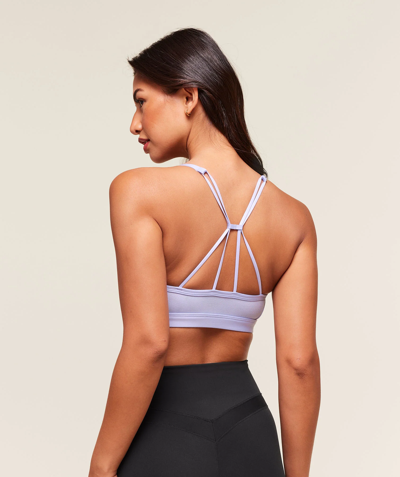 Gymshark Ruched Strappy Sports Bra - Peri Blue - Image 2
