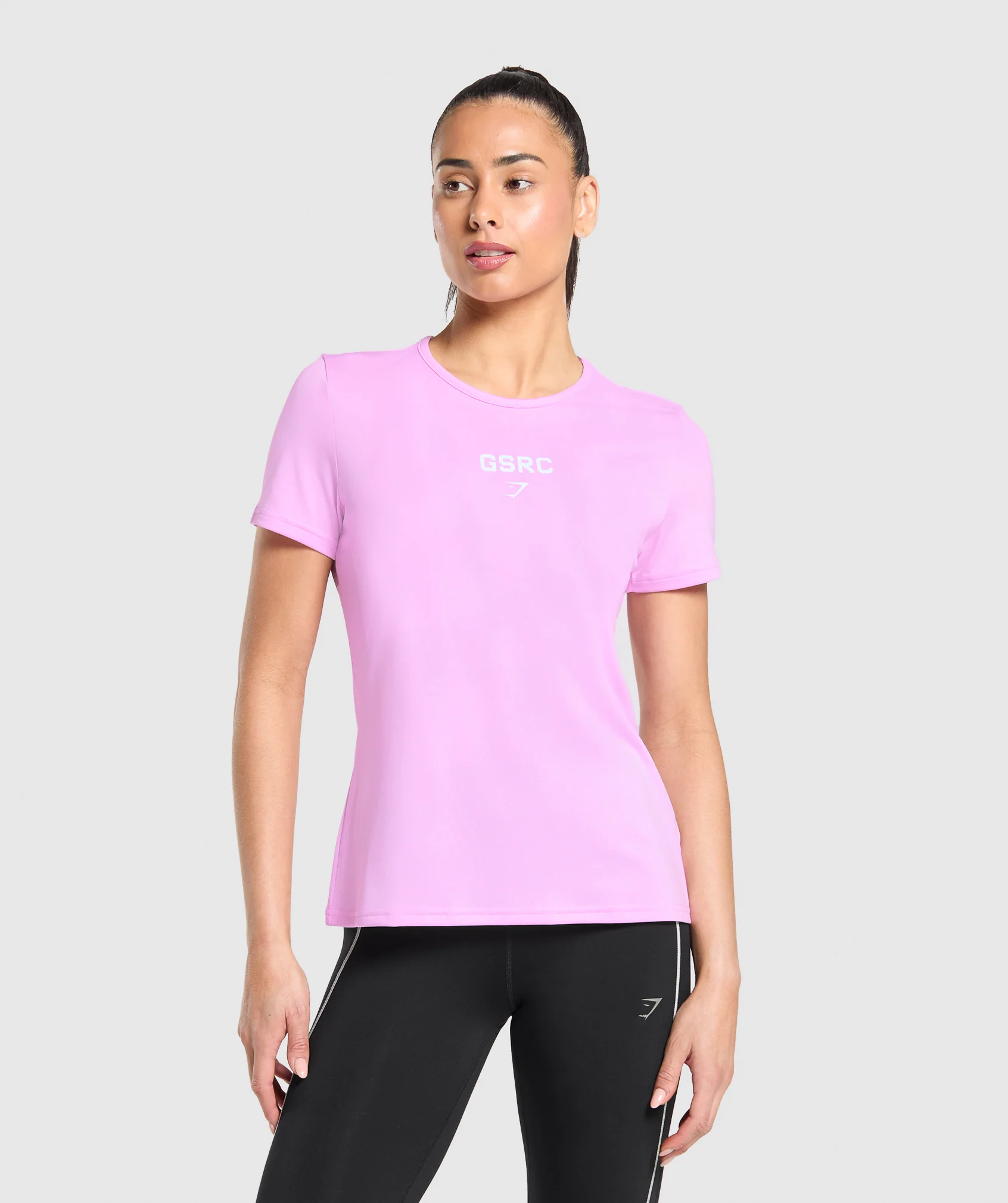 Gymshark Run Club Graphic T-Shirt - Sour Pink - Image 2