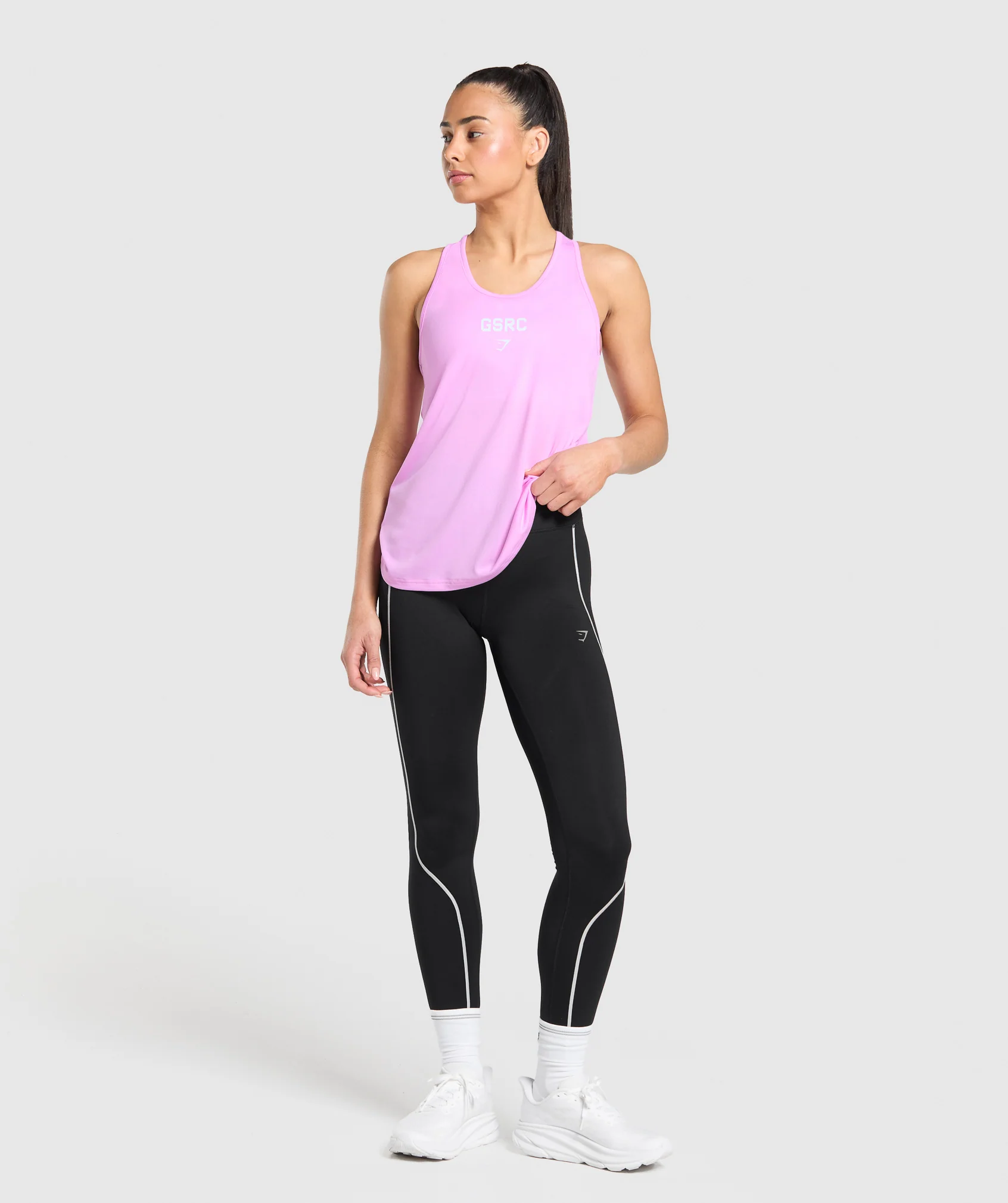 Gymshark Run Club Graphic Tank - Sour Pink - Image 3