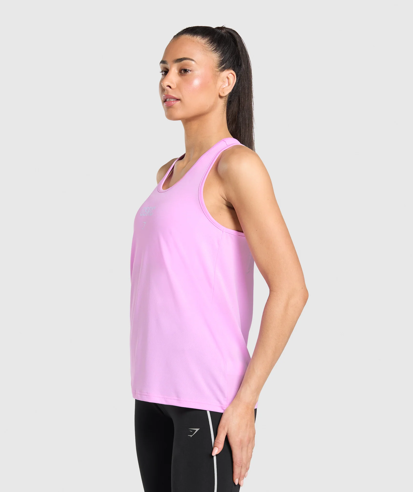 Gymshark Run Club Graphic Tank - Sour Pink - Image 4