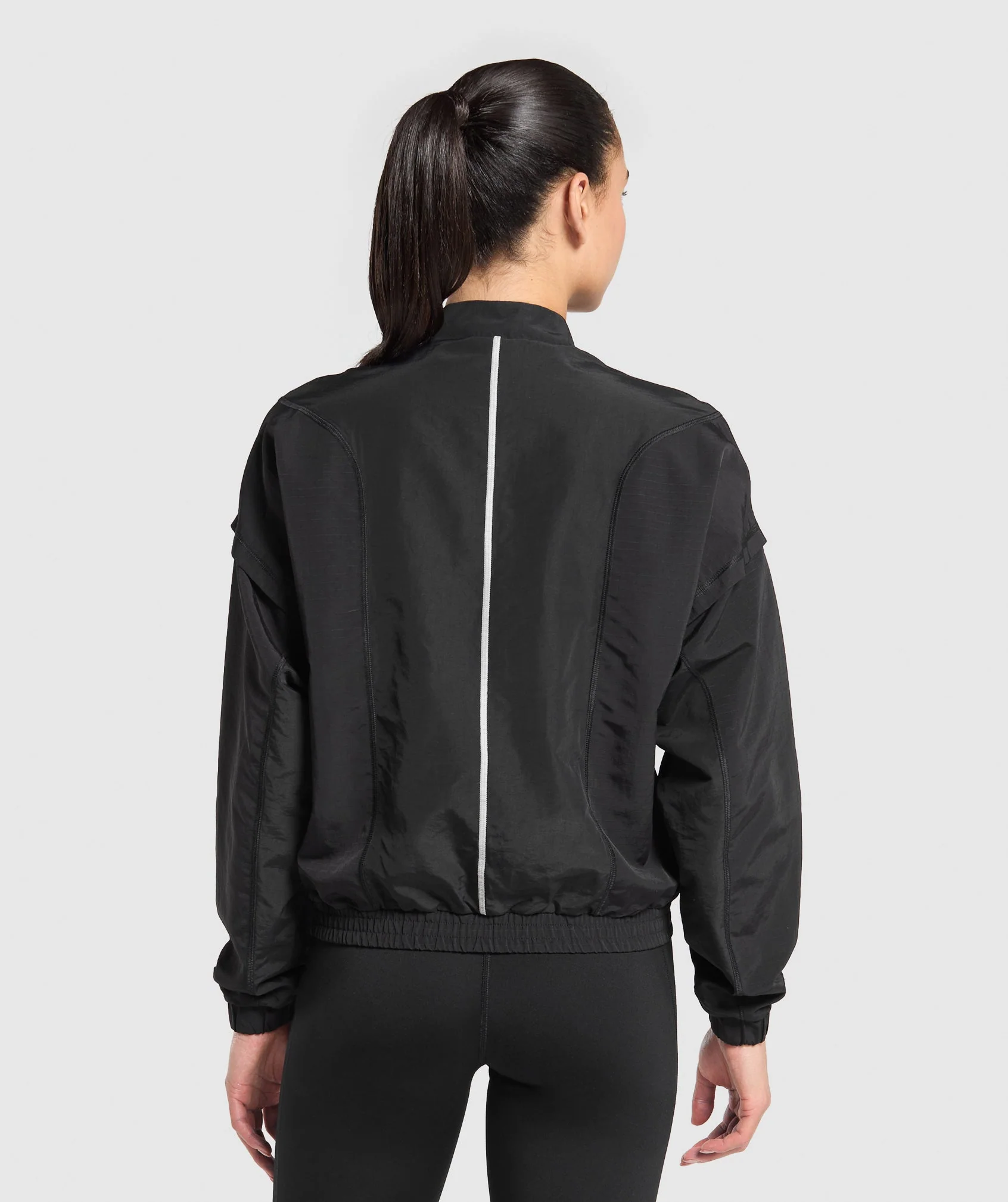 Gymshark Running 1/4 Zip Track Top - Black - Image 3