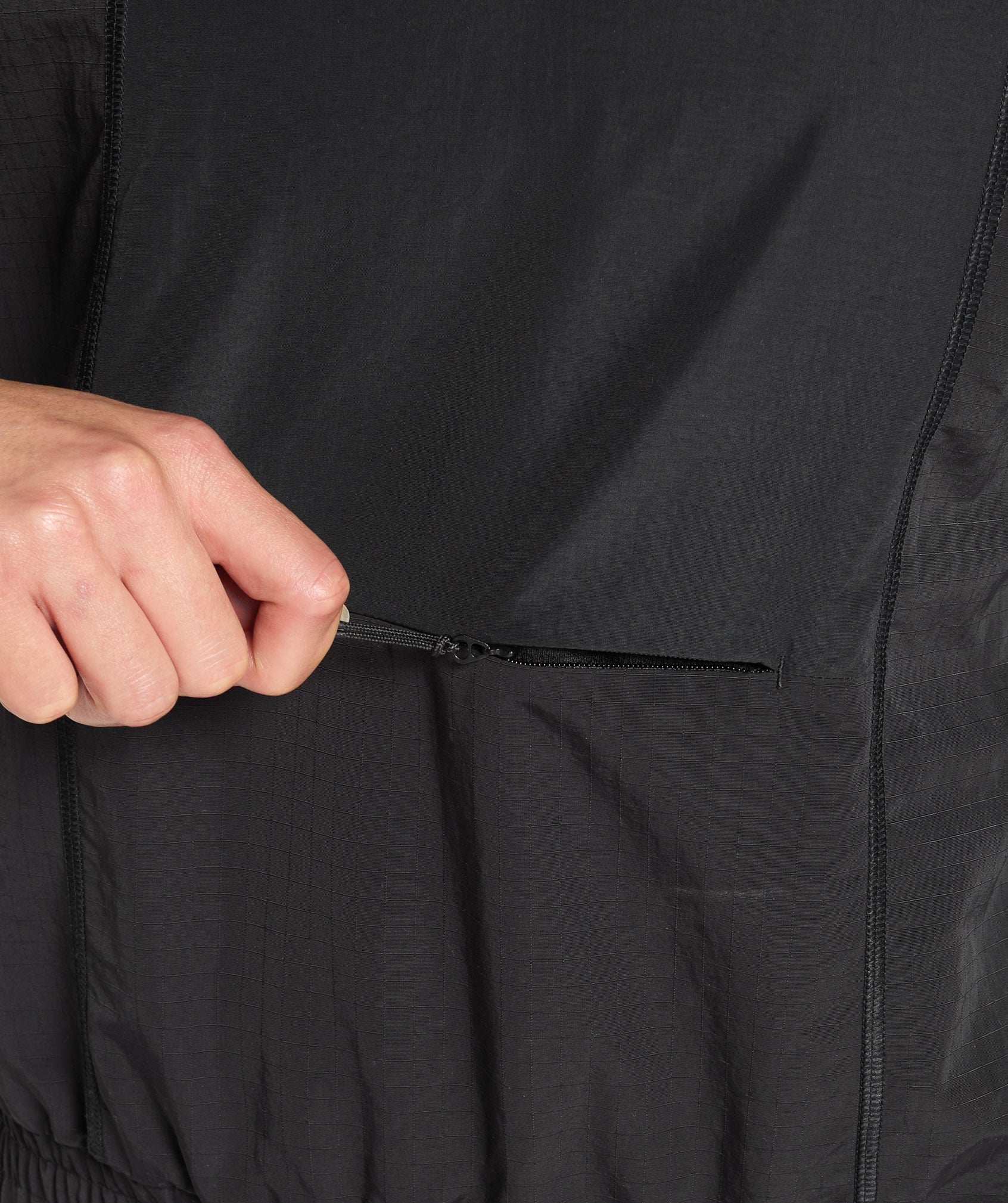 Gymshark Running 1/4 Zip Track Top - Black - Image 7