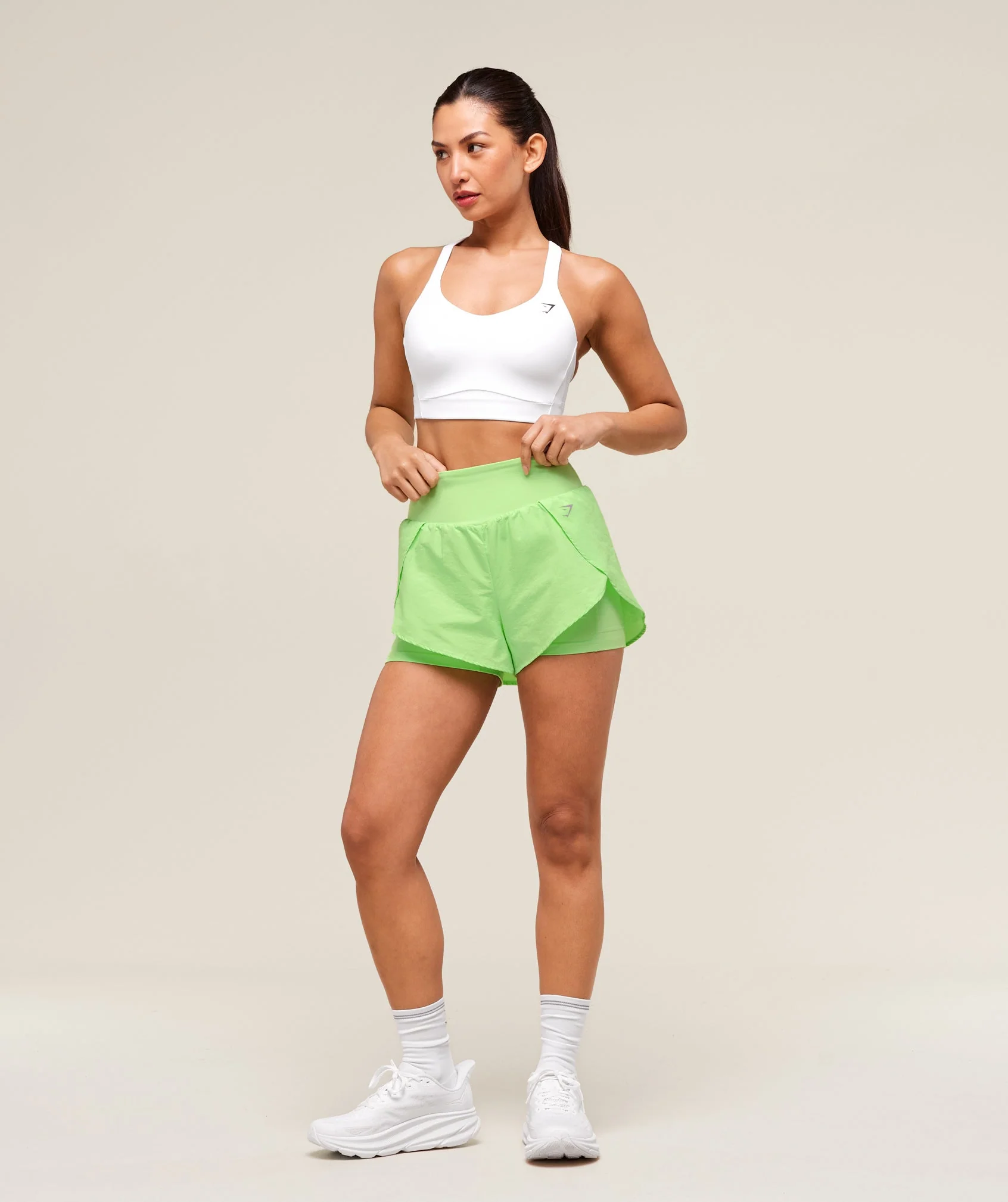Gymshark Running 2-in-1 Shorts - Energy Gelato Green - Image 8