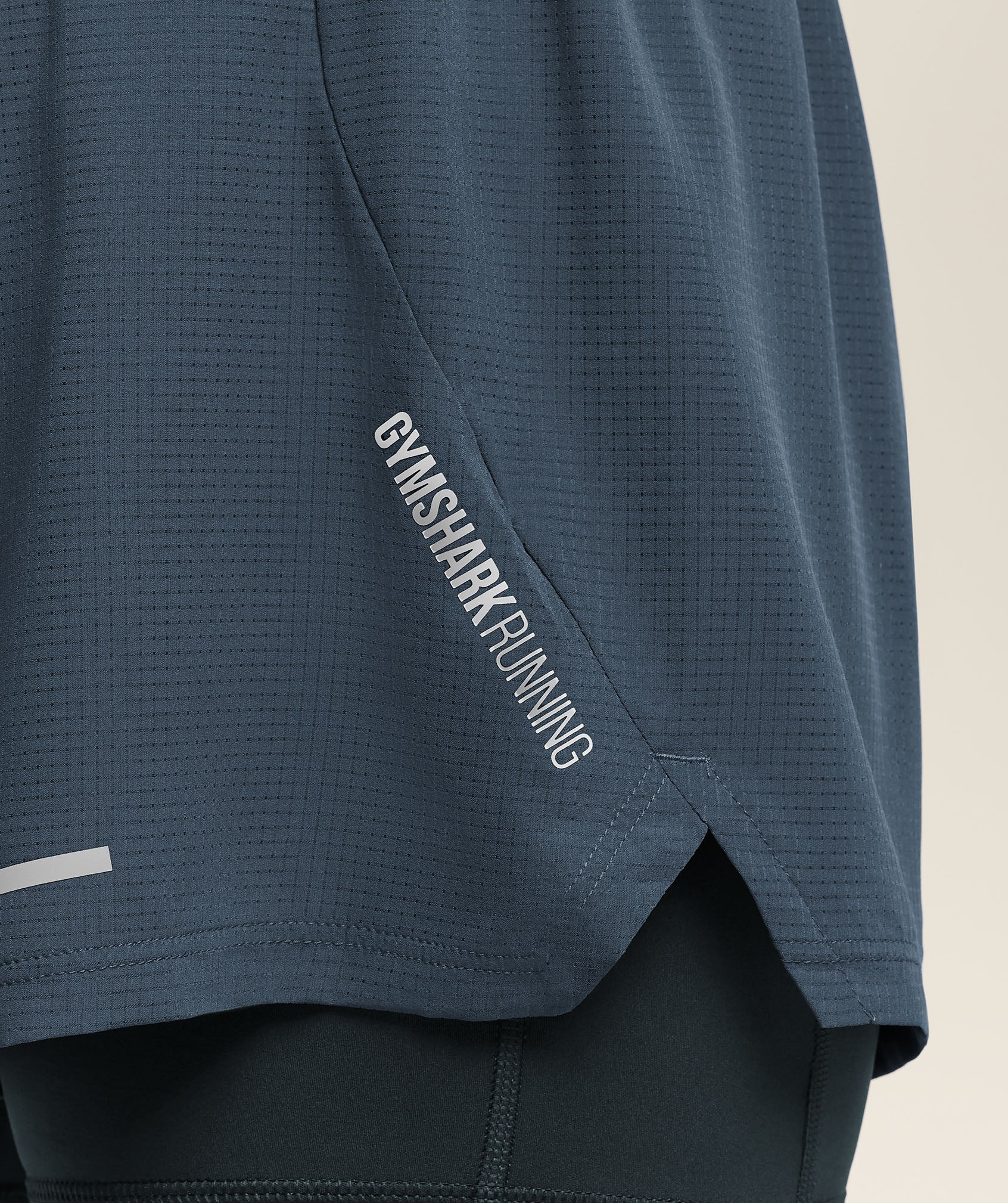 Gymshark Running 4" 2in1 Shorts - GS Stealth Blue/GS Deep Petrol Blue - Image 7