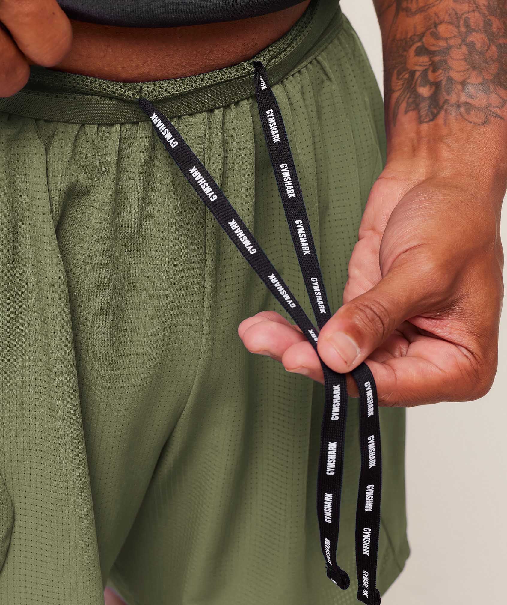 Gymshark Running 5" Shorts - GS Grounded Green - Image 6