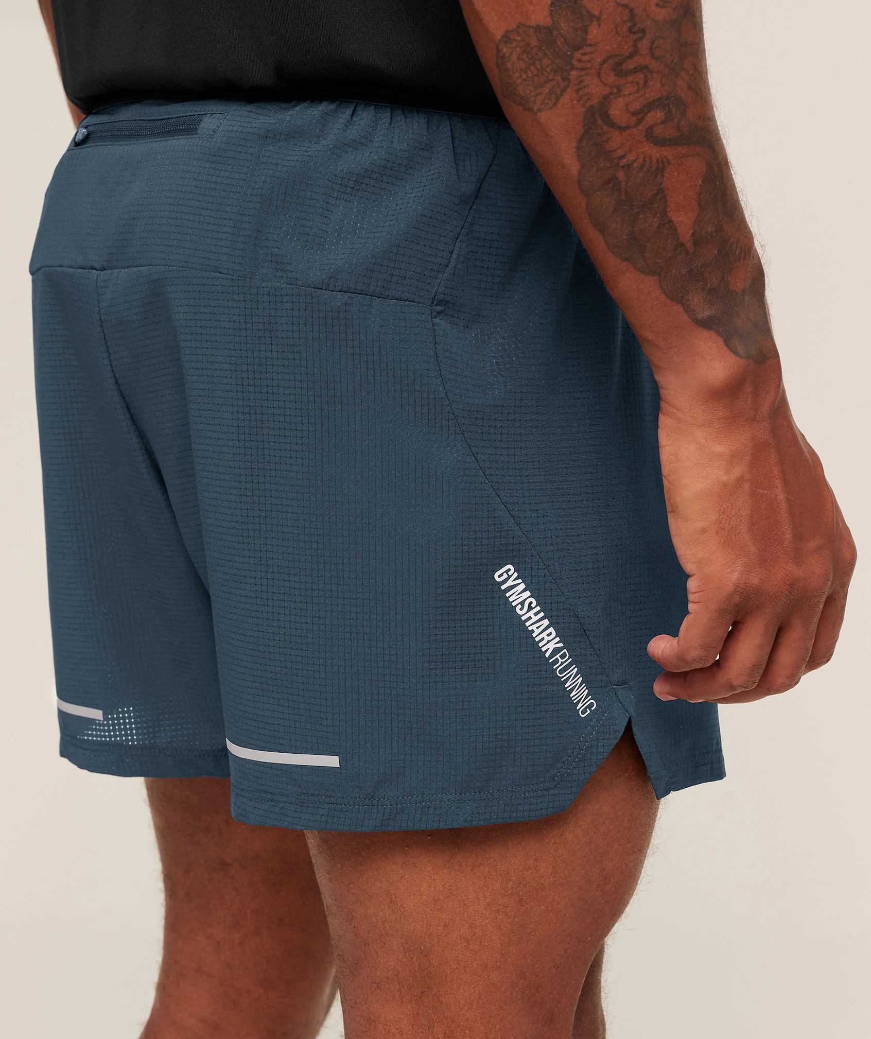 Gymshark Running 5" Shorts - GS Stealth Blue - Image 8