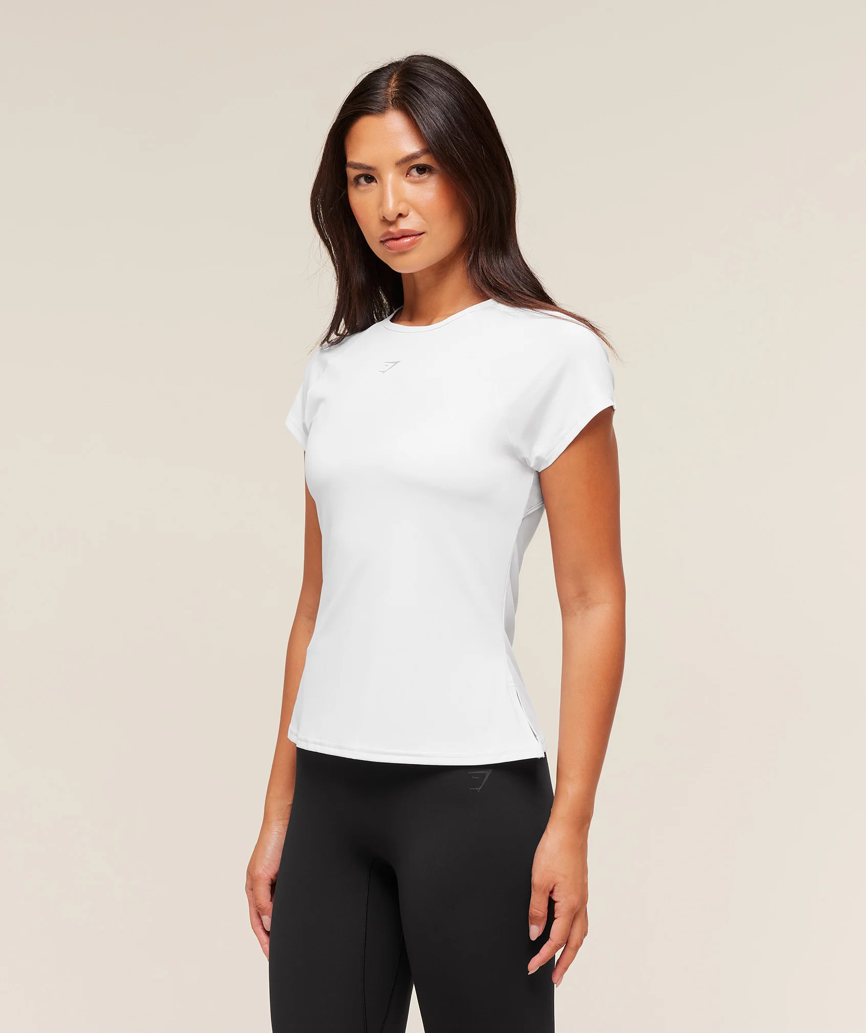 Gymshark Running Back Vent T-Shirt - White - Image 3