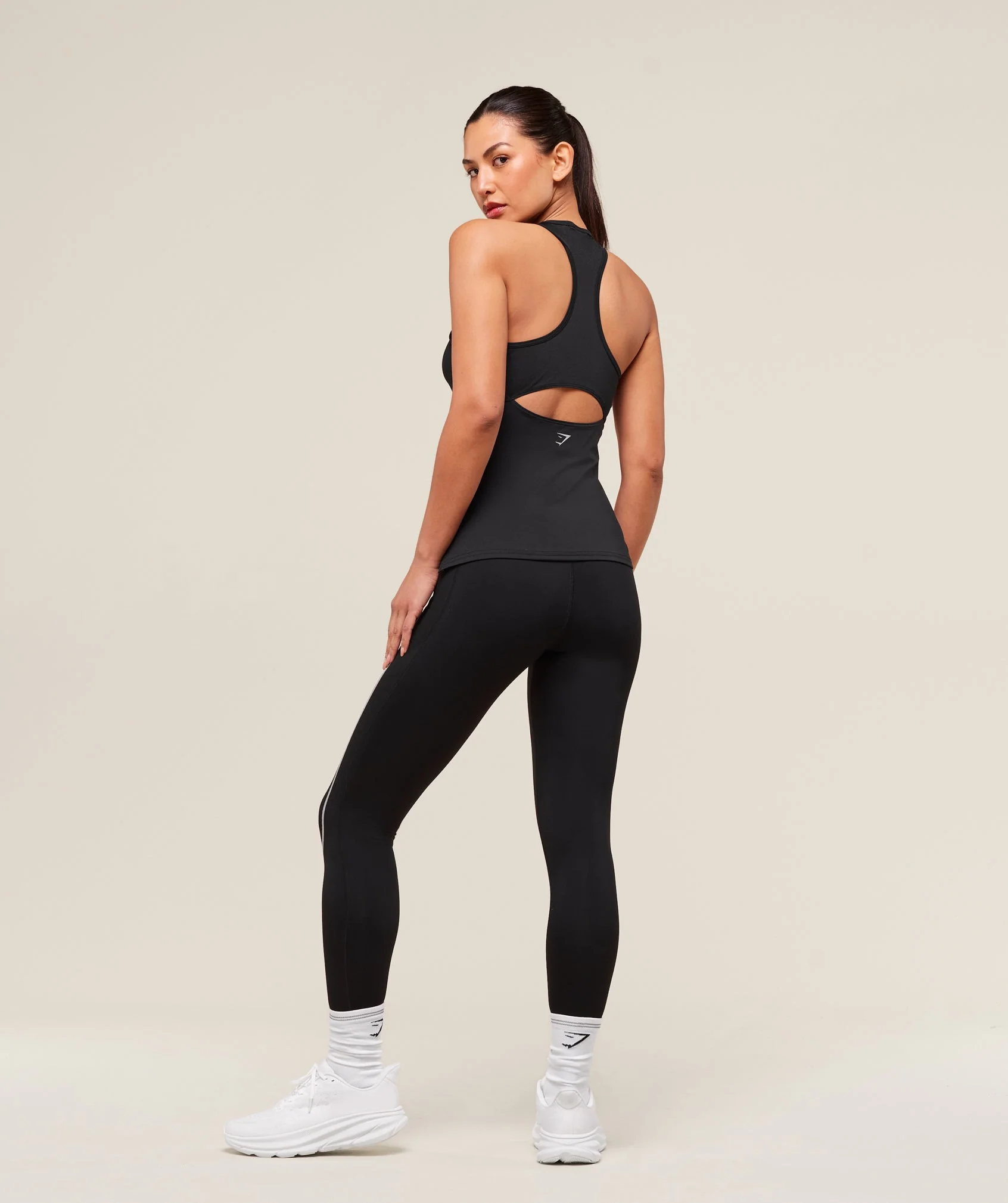 Gymshark Running Back Vent Tank - Black - Image 4