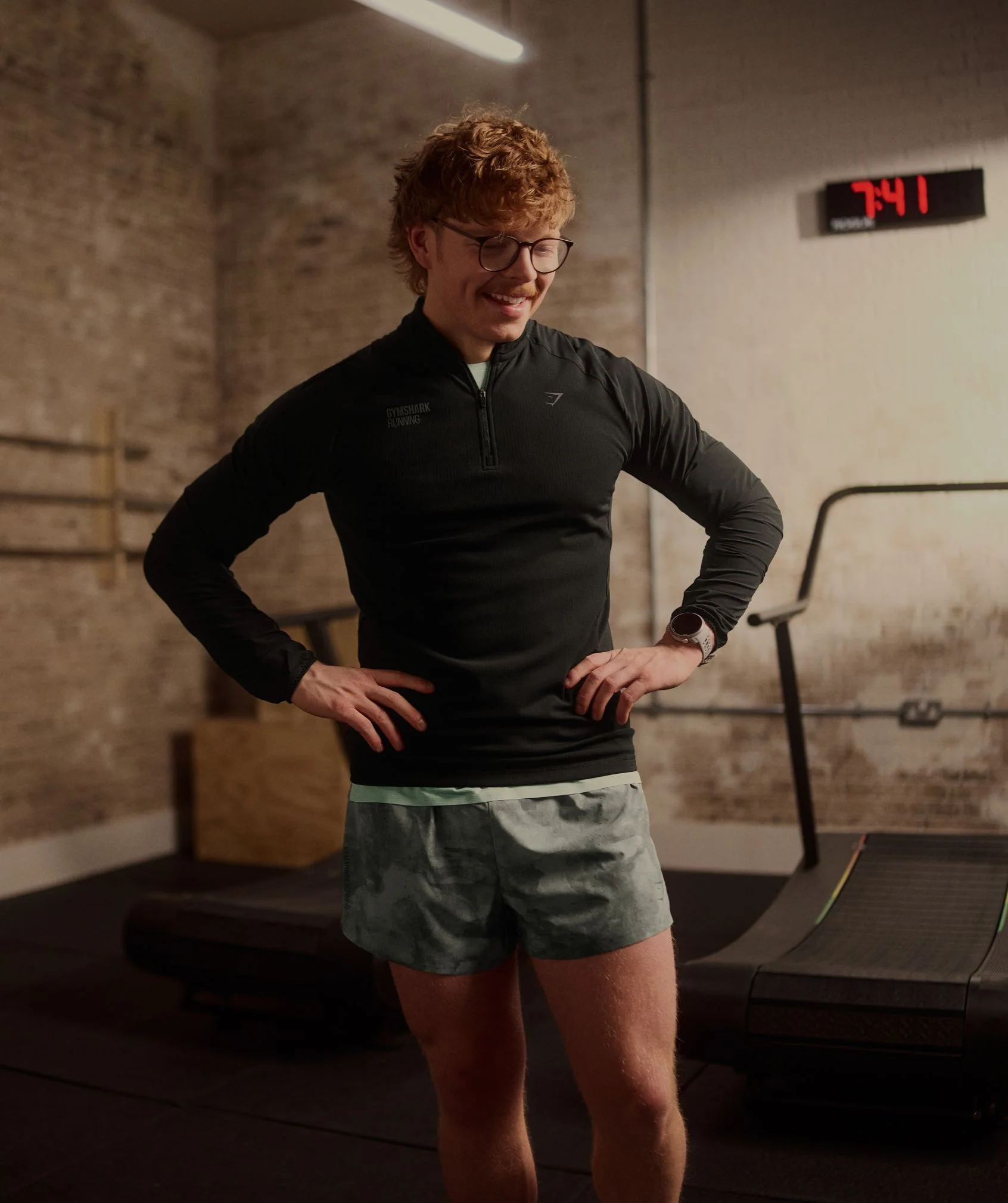 Gymshark Running Elite Race 5" Shorts - Smokey Grey - Image 2