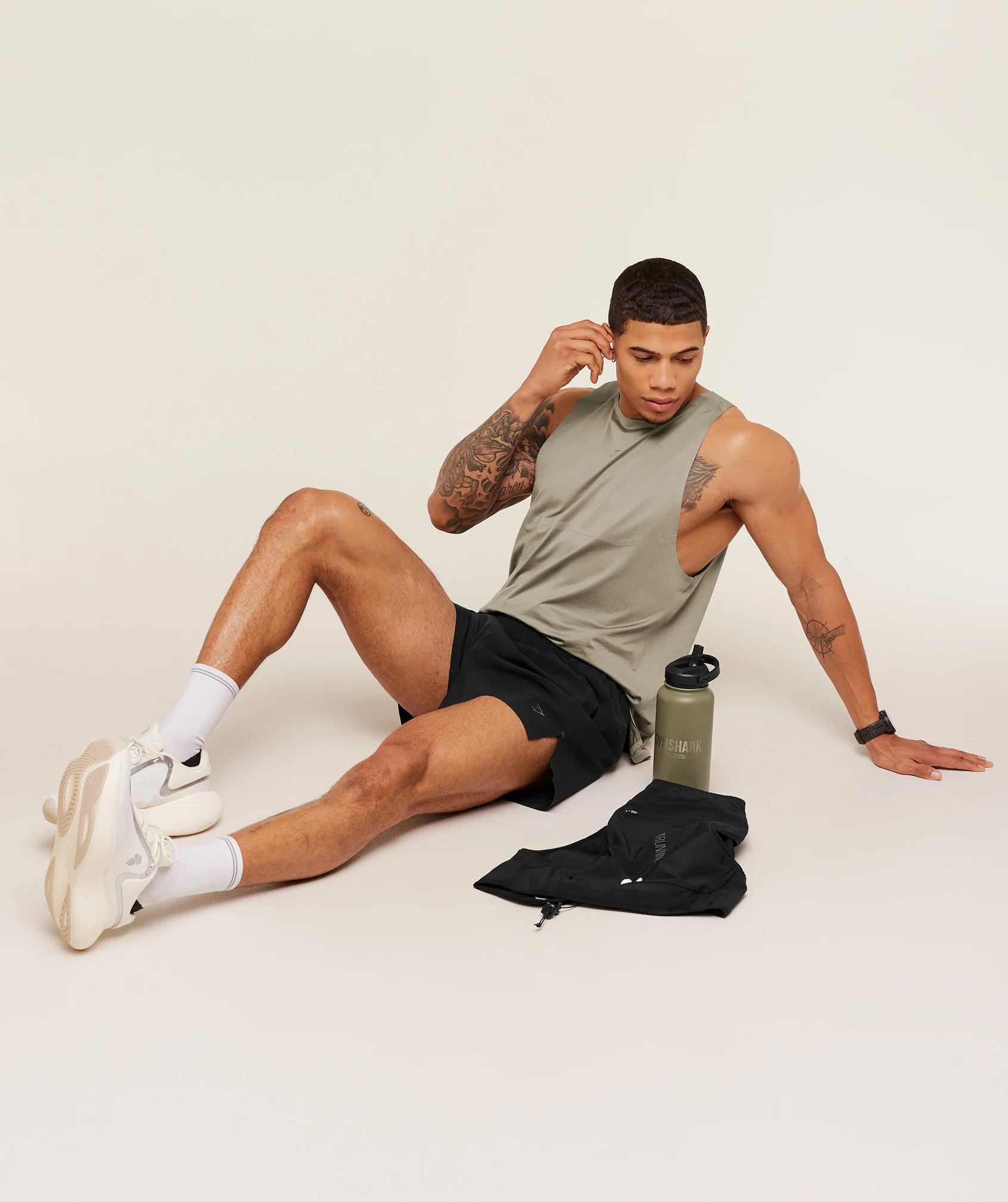 Gymshark Running Elite 5" Shorts - Black - Image 4