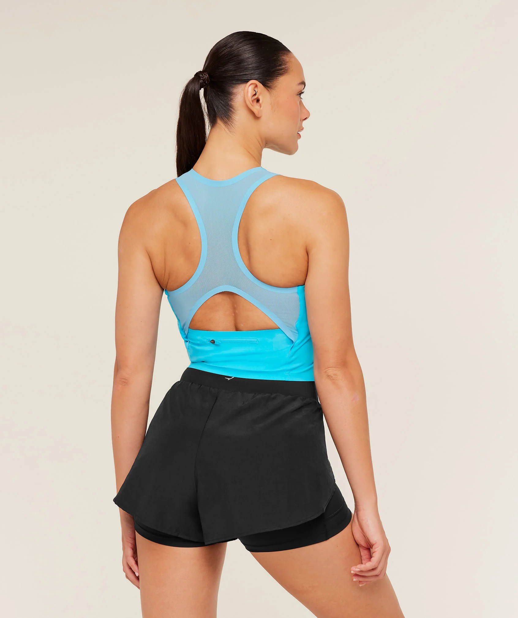 Gymshark Running Elite Bodyfit Tank - Brand Blue - Image 3
