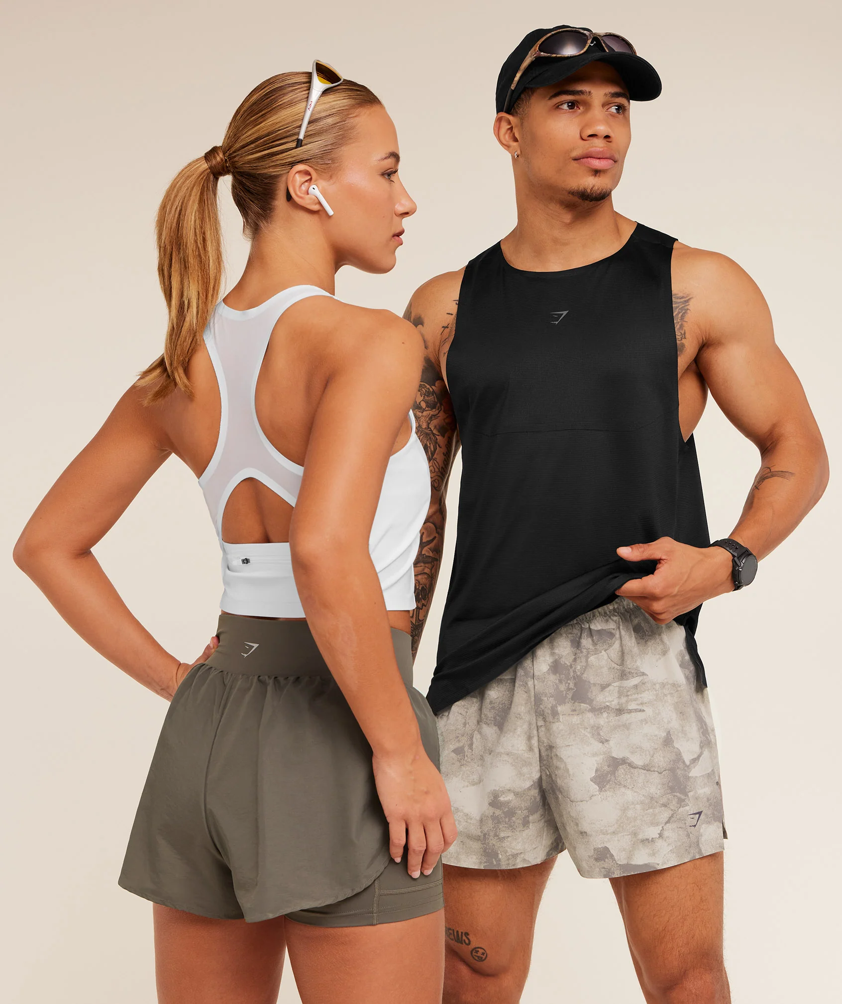 Gymshark Running Elite Bodyfit Tank - White - Image 7