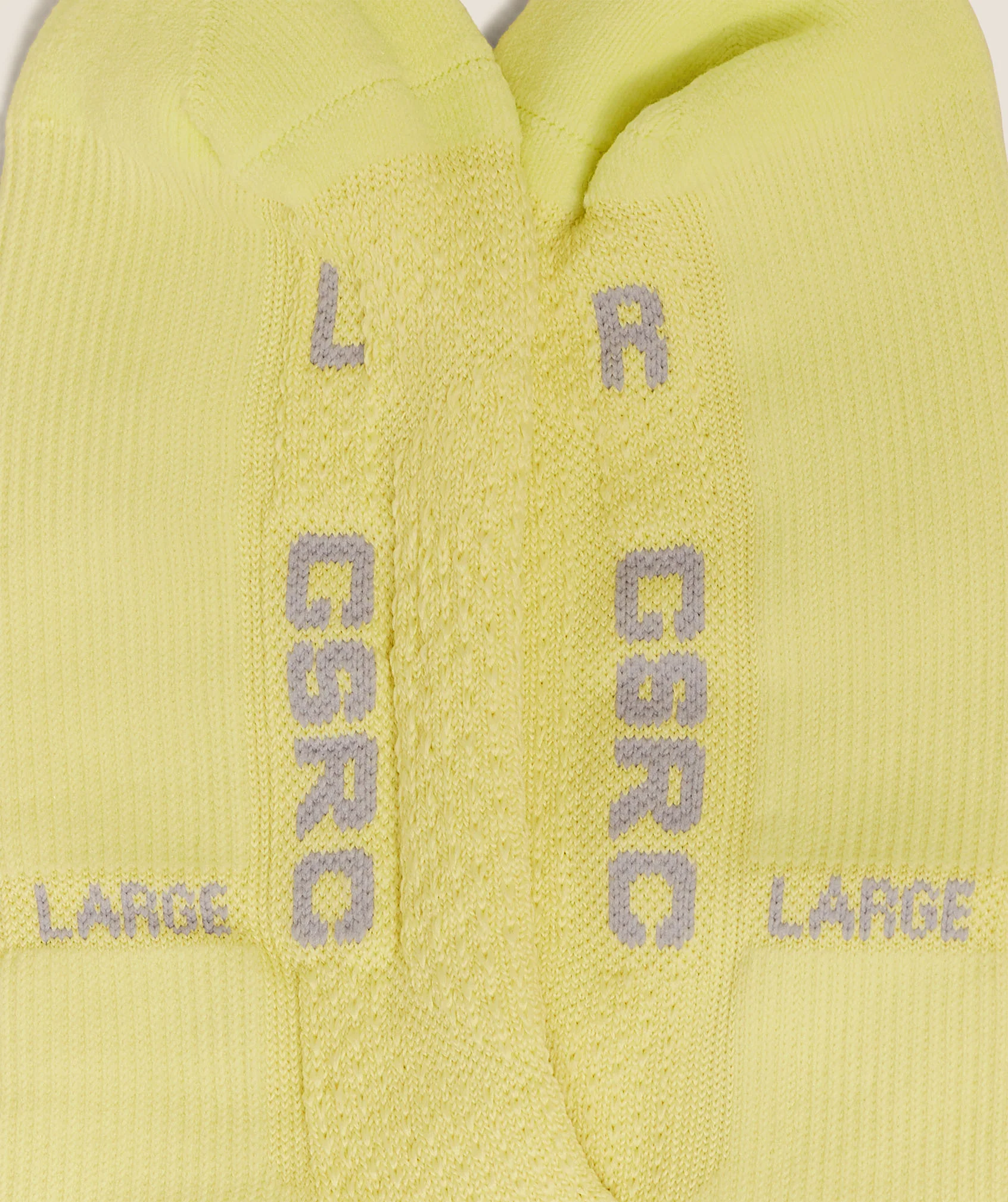 Gymshark Running Elite Crew Single Sock - Sorbet Yellow - Image 6