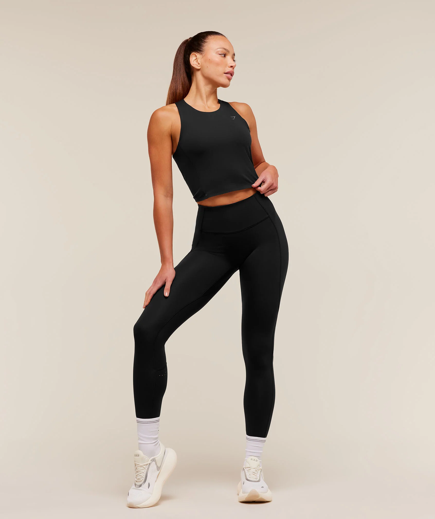 Gymshark Running Elite Leggings - Black - Image 4